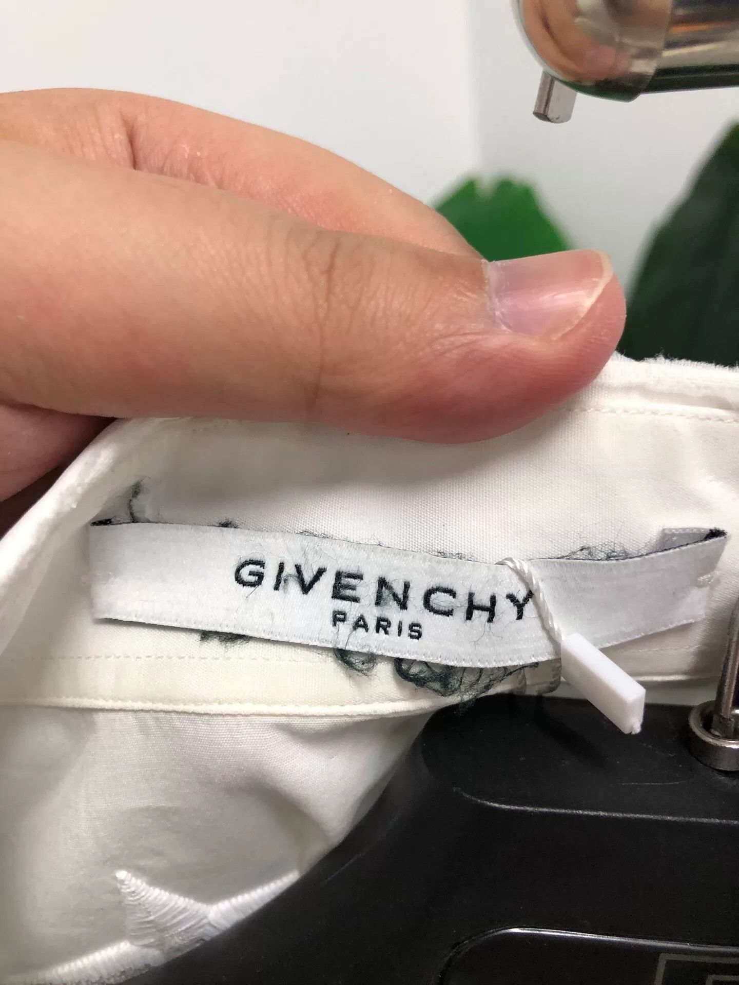Givenchy Givenchy Star Collar White Shirt Size 37 Size US M / EU 48-50 / 2 - 3 Thumbnail
