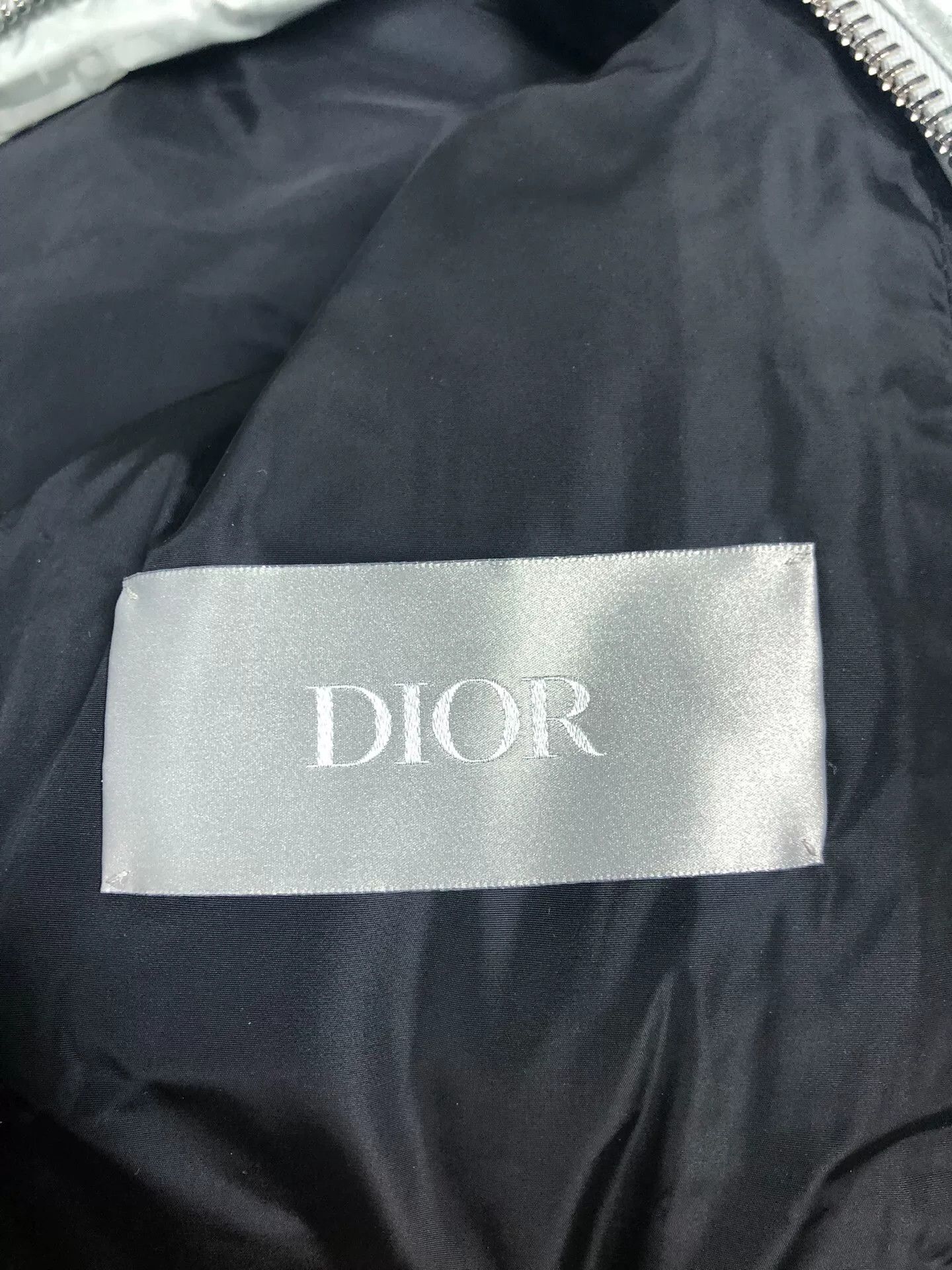 Dior dior logo hooded zip jacket in gray Size US L / EU 52-54 / 3 - 4 Thumbnail