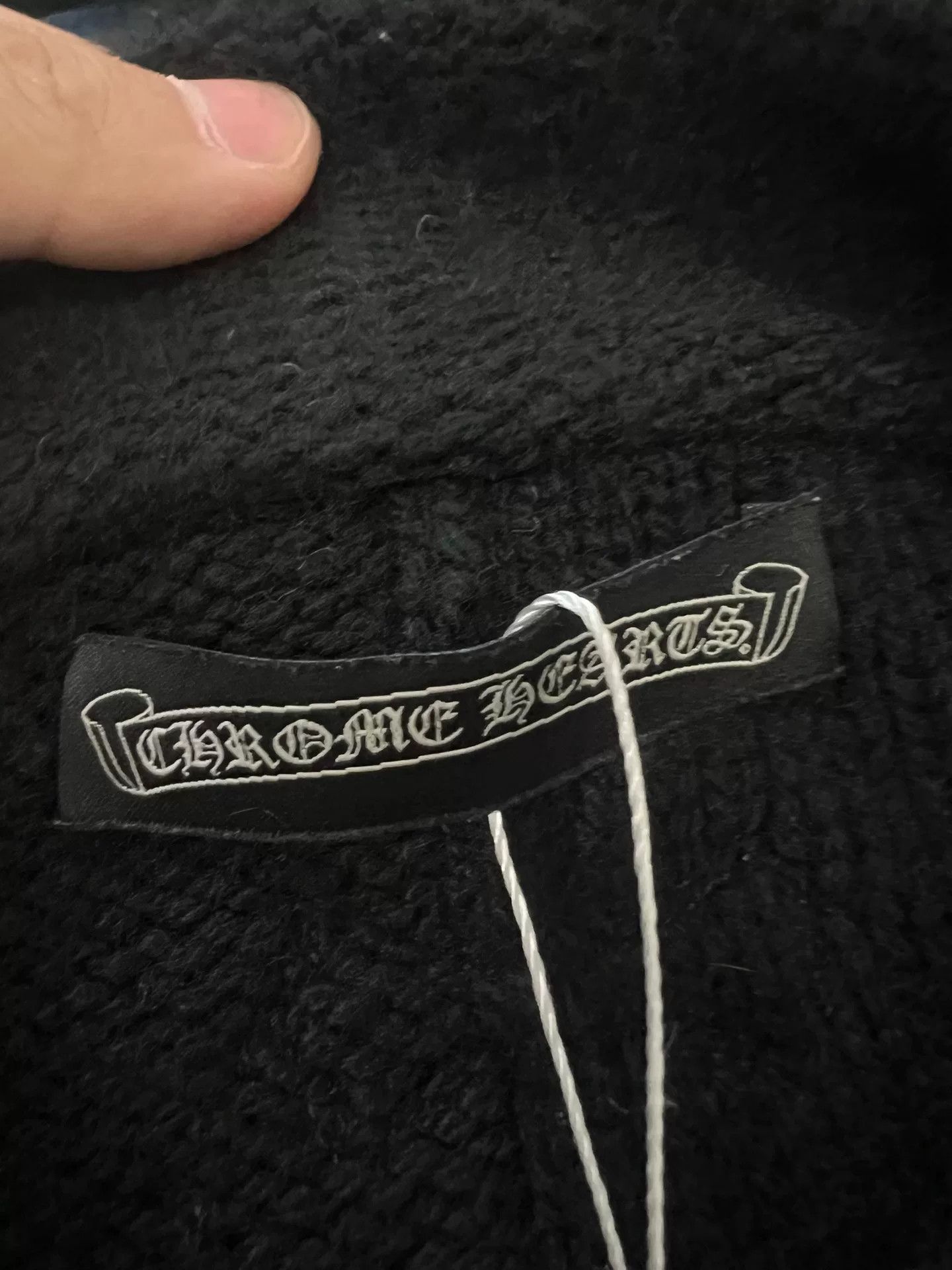 Chrome Hearts Chrome Hearts Black Wool Zip Coat XXL Size US XXL / EU 58 / 5 - 7 Thumbnail
