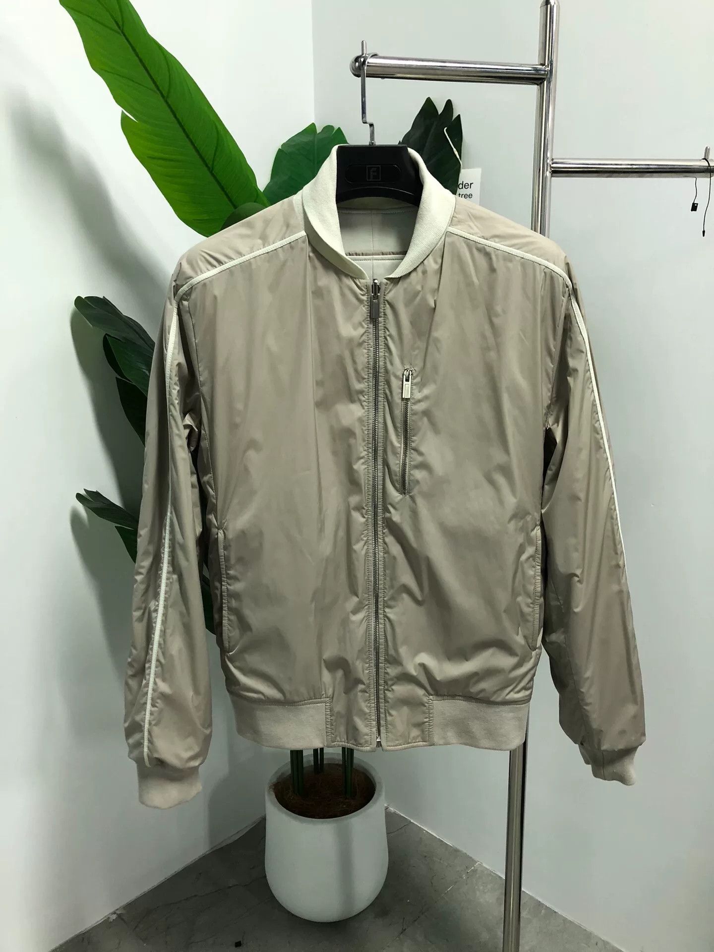 Hermes hermes reversible leather jacket in beige Size US L / EU 52-54 / 3 - 3 Thumbnail