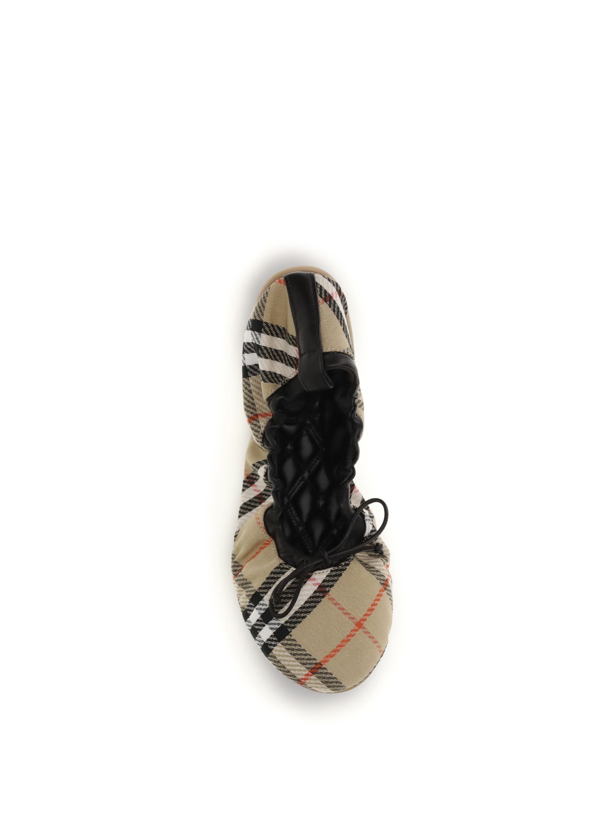 Burberry Fawn Check Ballerinas Size US 10 / IT 40 - 4 Thumbnail