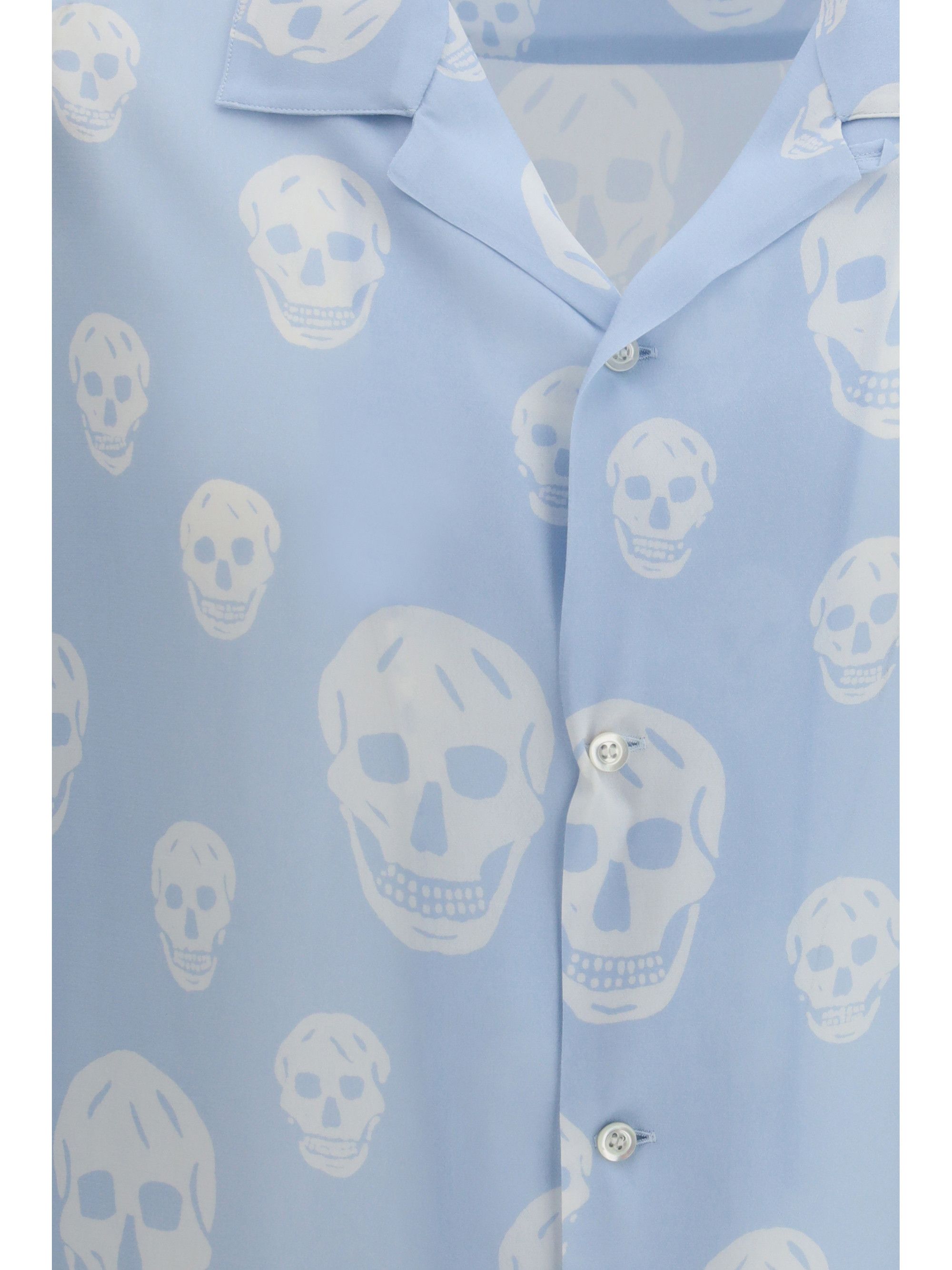Alexander McQueen Skull-printed Hawaiian Shirt Size US M / EU 48-50 / 2 - 3 Thumbnail