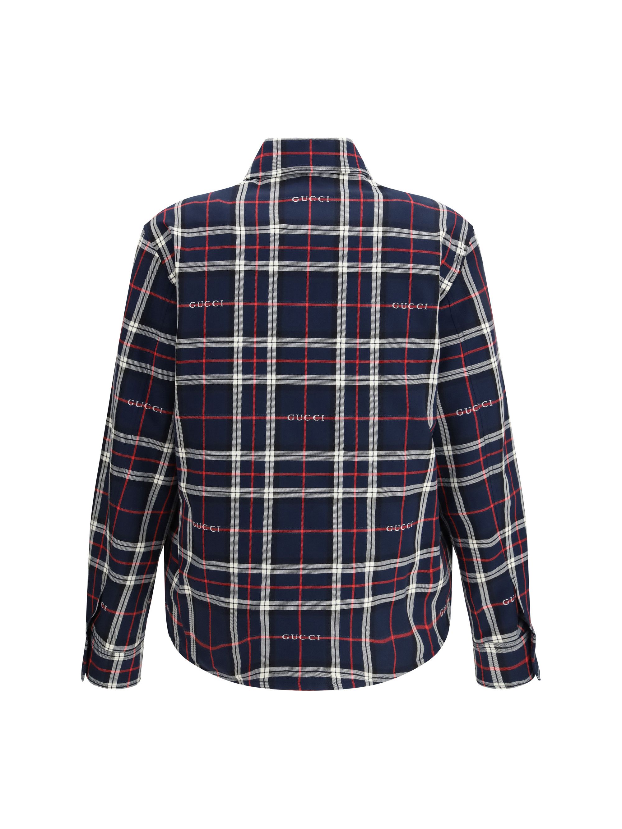 Gucci Padded tartan cotton jacquard Shirt Size US M / EU 48-50 / 2 - 2 Thumbnail