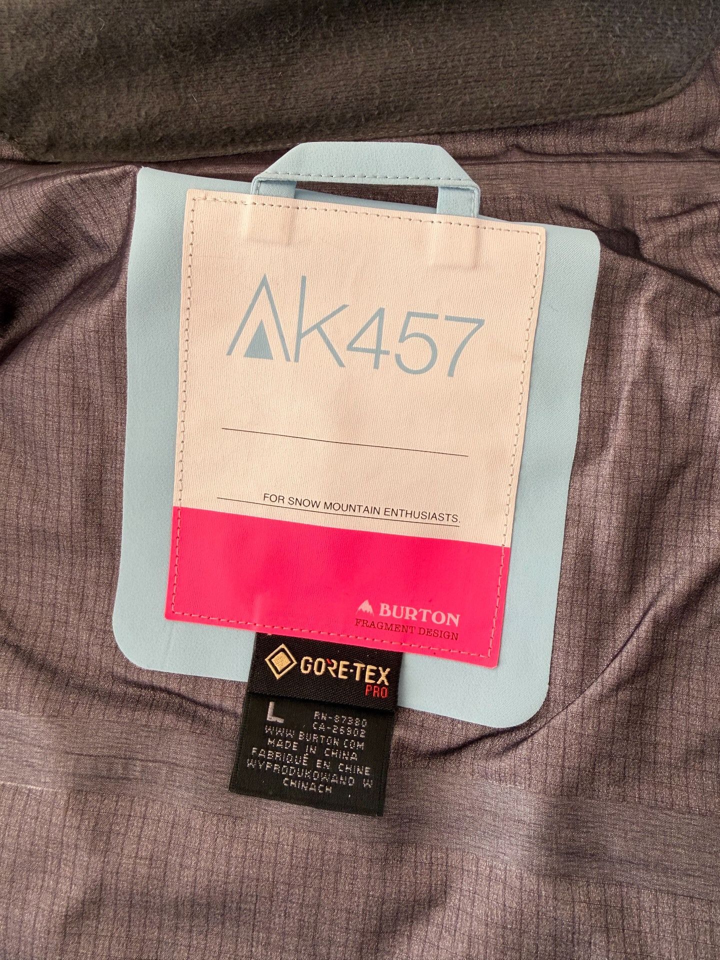 Burton Burton AK457 Baby Blue Ski Jacket Size US L / EU 52-54 / 3 - 8 Thumbnail
