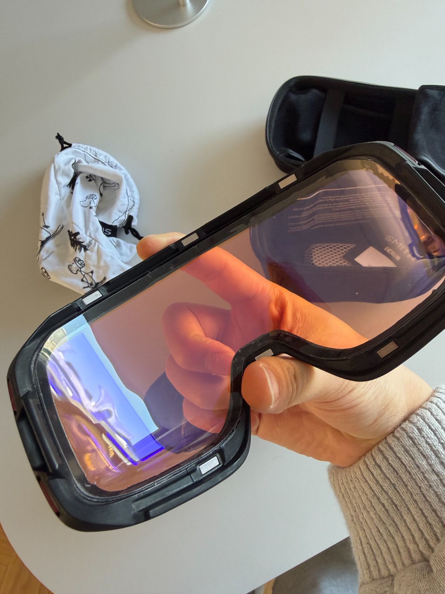 Smith Optics smith 4d mags ski goggles with pink lens Size ONE SIZE - 5 Thumbnail