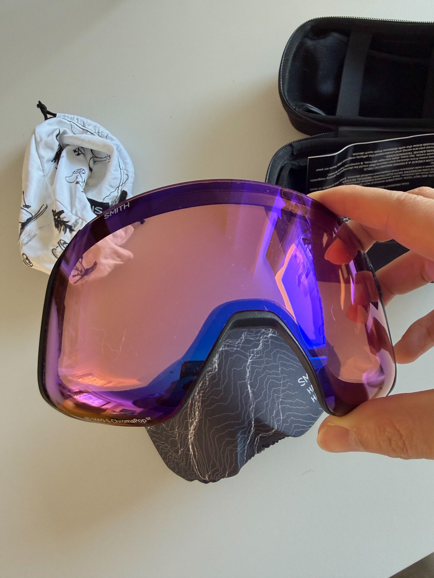 Smith Optics smith 4d mags ski goggles with pink lens Size ONE SIZE - 4 Thumbnail