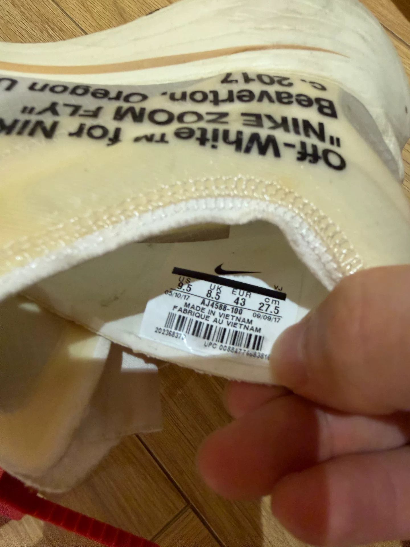 Off-White nike zoom fly off white virgil sneaker Size US 10 / EU 43 - 6 Thumbnail