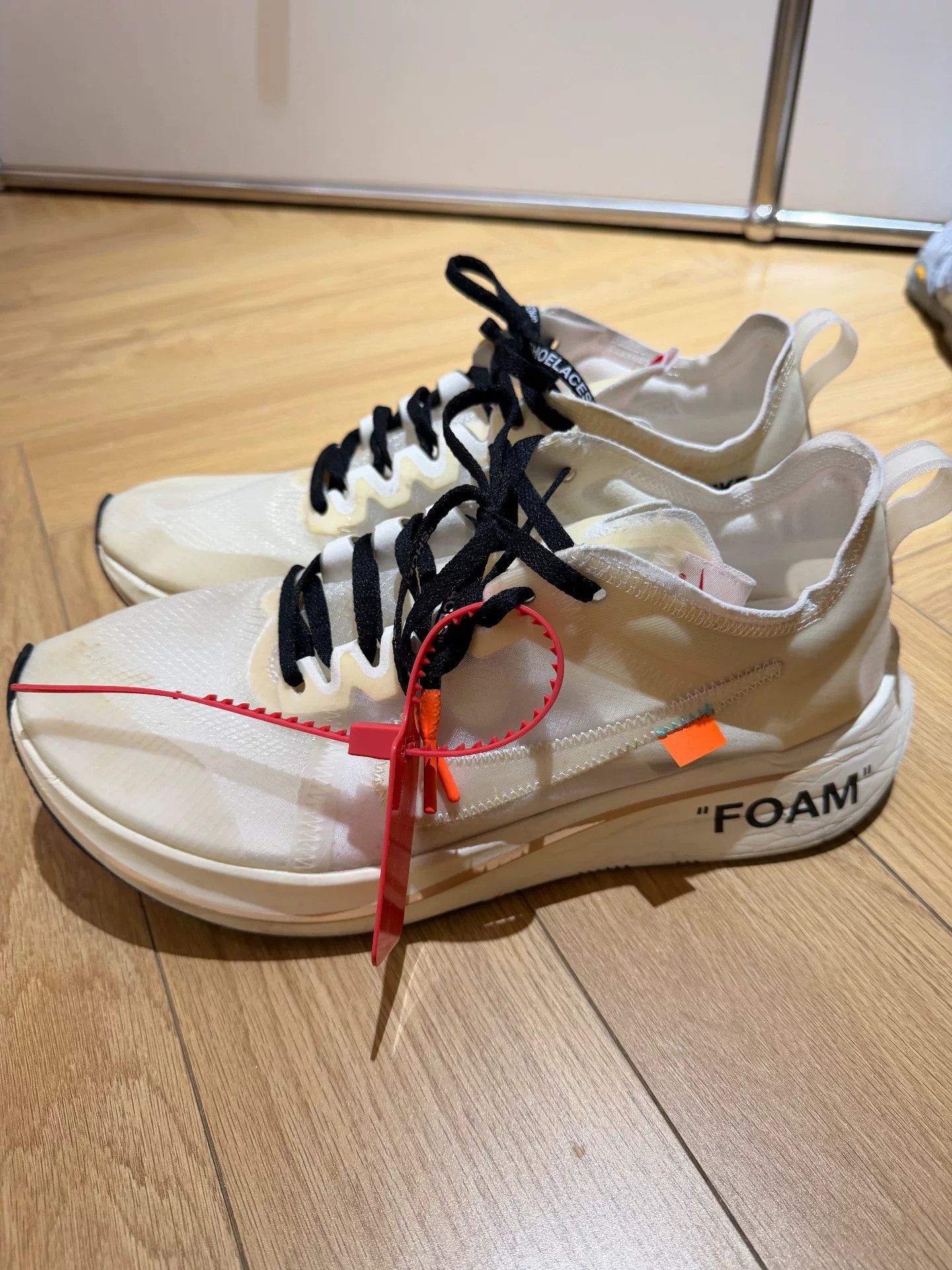 Off-White nike zoom fly off white virgil sneaker Size US 10 / EU 43 - 2 Thumbnail
