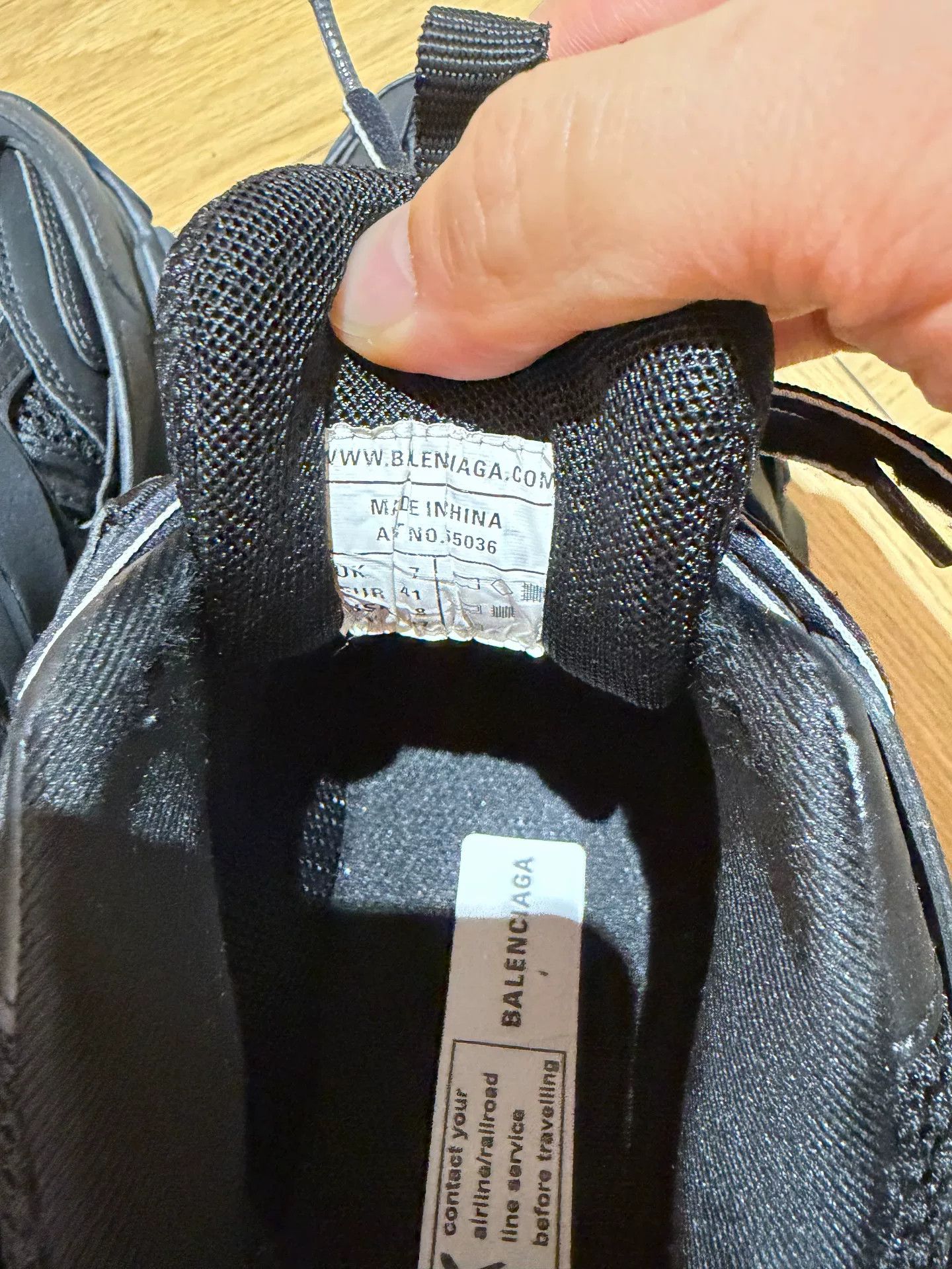 Balenciaga balenciaga track sneakers black size 41 Size US 9 / EU 42 - 6 Thumbnail