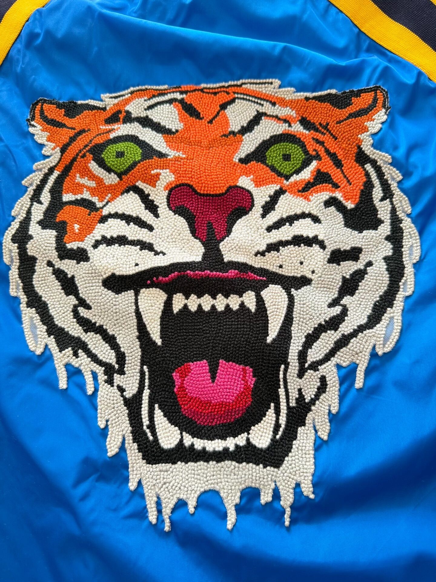 Gucci gucci tiger embroidery varsity jacket for sale Size US L / EU 52-54 / 3 - 3 Thumbnail