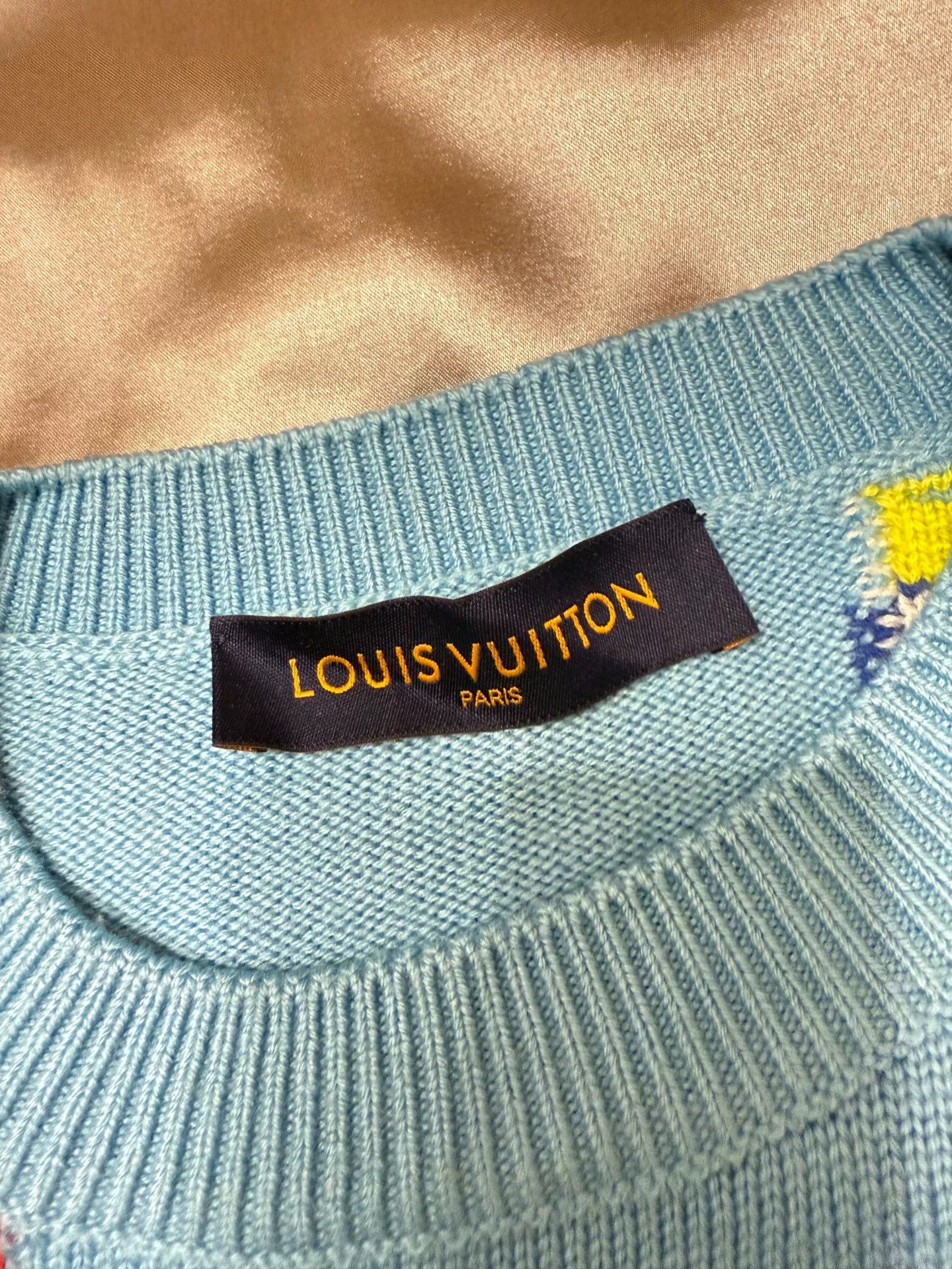 Louis Vuitton louis vuitton color block logo knit sweater Size L / US 10 / IT 46 - 3 Thumbnail