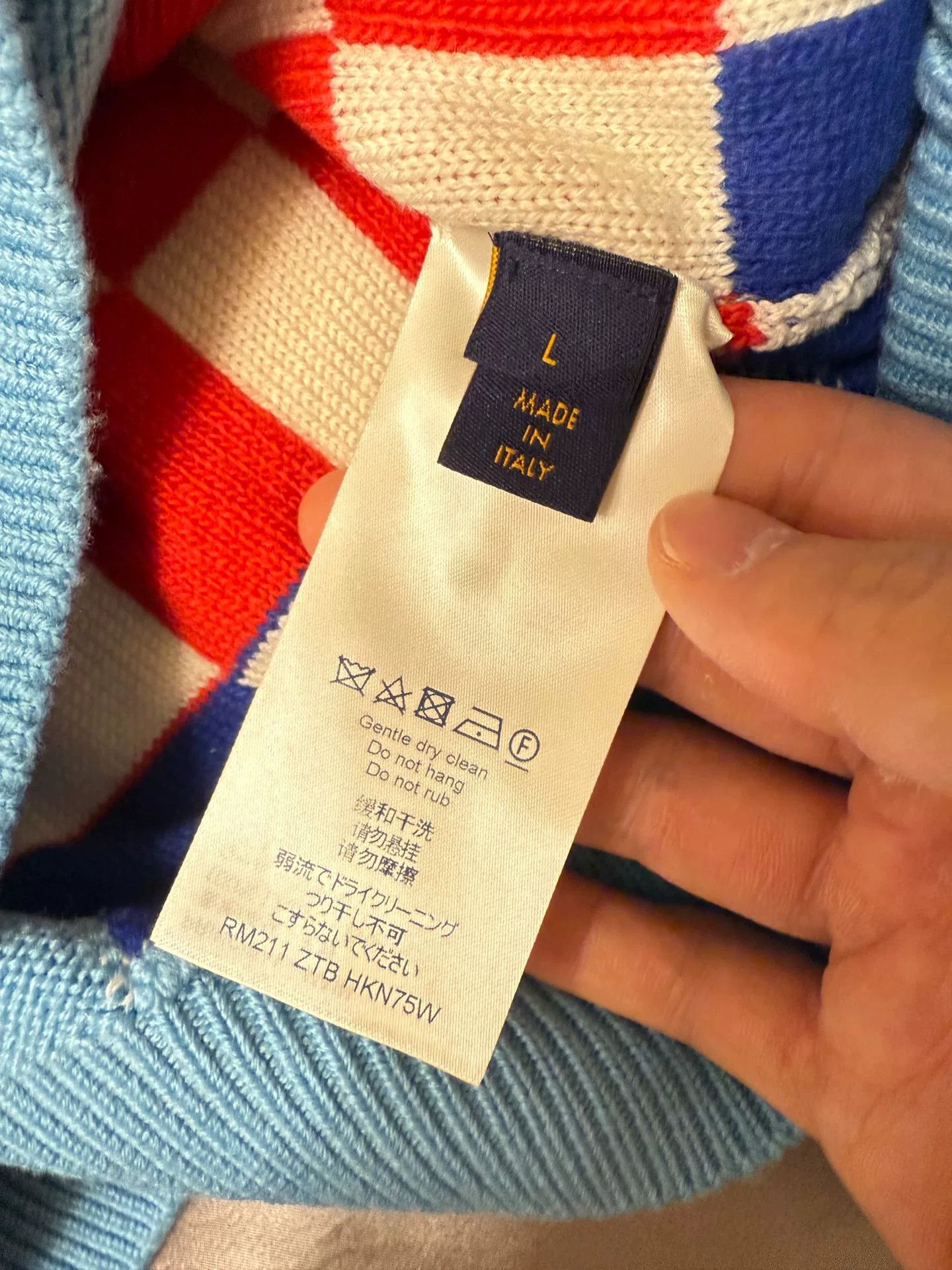 Louis Vuitton louis vuitton color block logo knit sweater Size L / US 10 / IT 46 - 4 Thumbnail