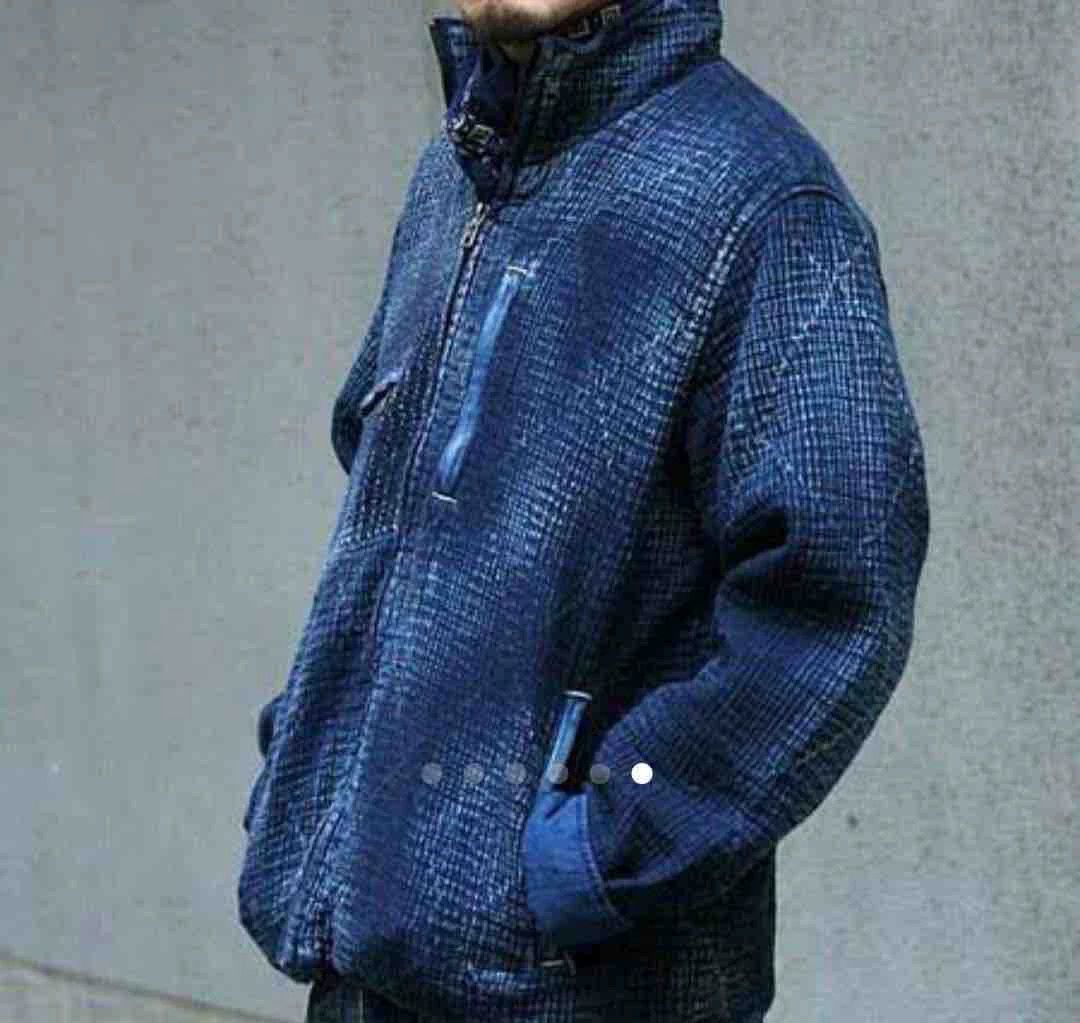 Porter Classic indigo sashiko light zip up outdoor jacket Size US M / EU 48-50 / 2 - 9 Thumbnail