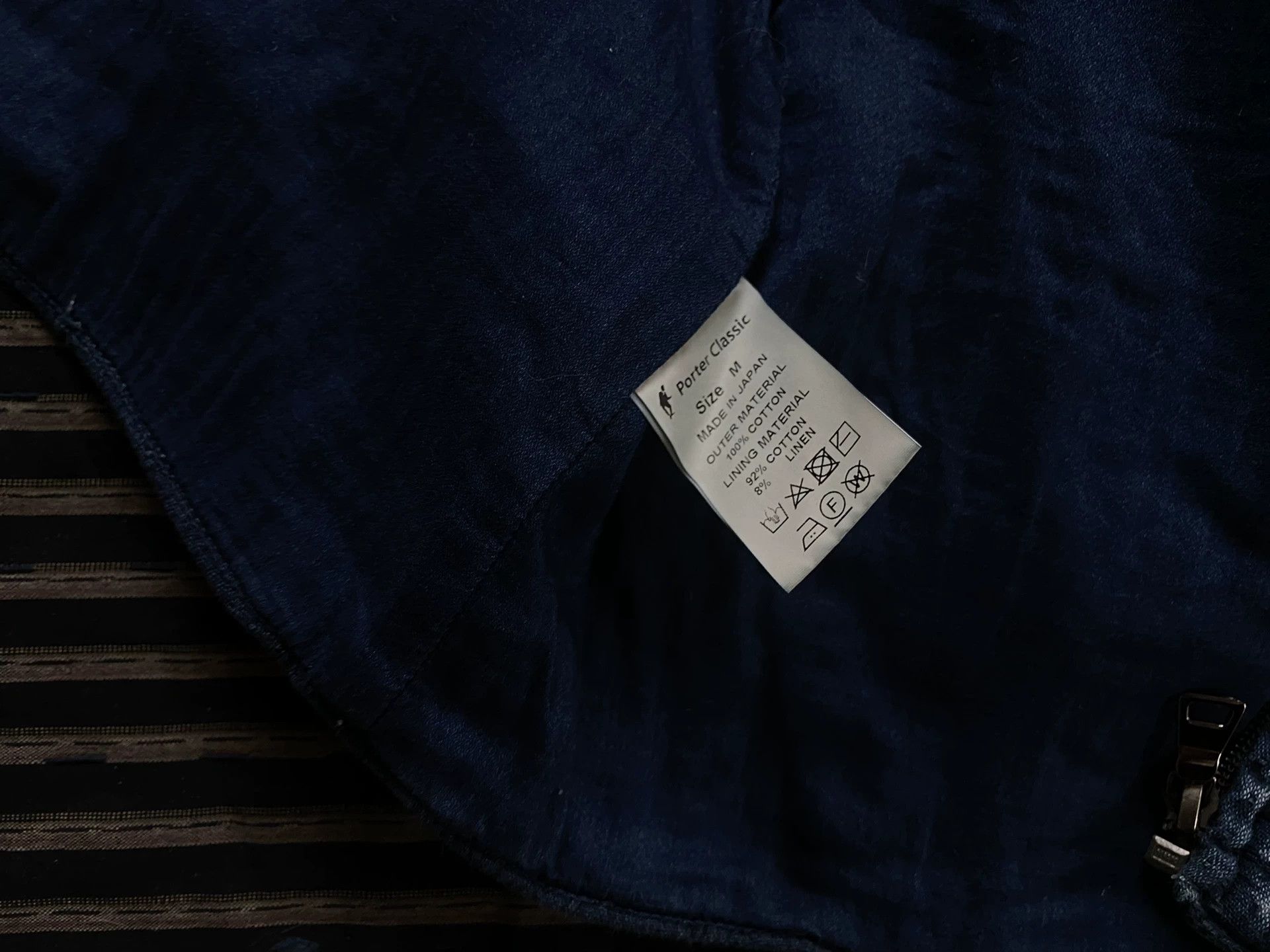Porter Classic indigo sashiko light zip up outdoor jacket Size US M / EU 48-50 / 2 - 4 Thumbnail