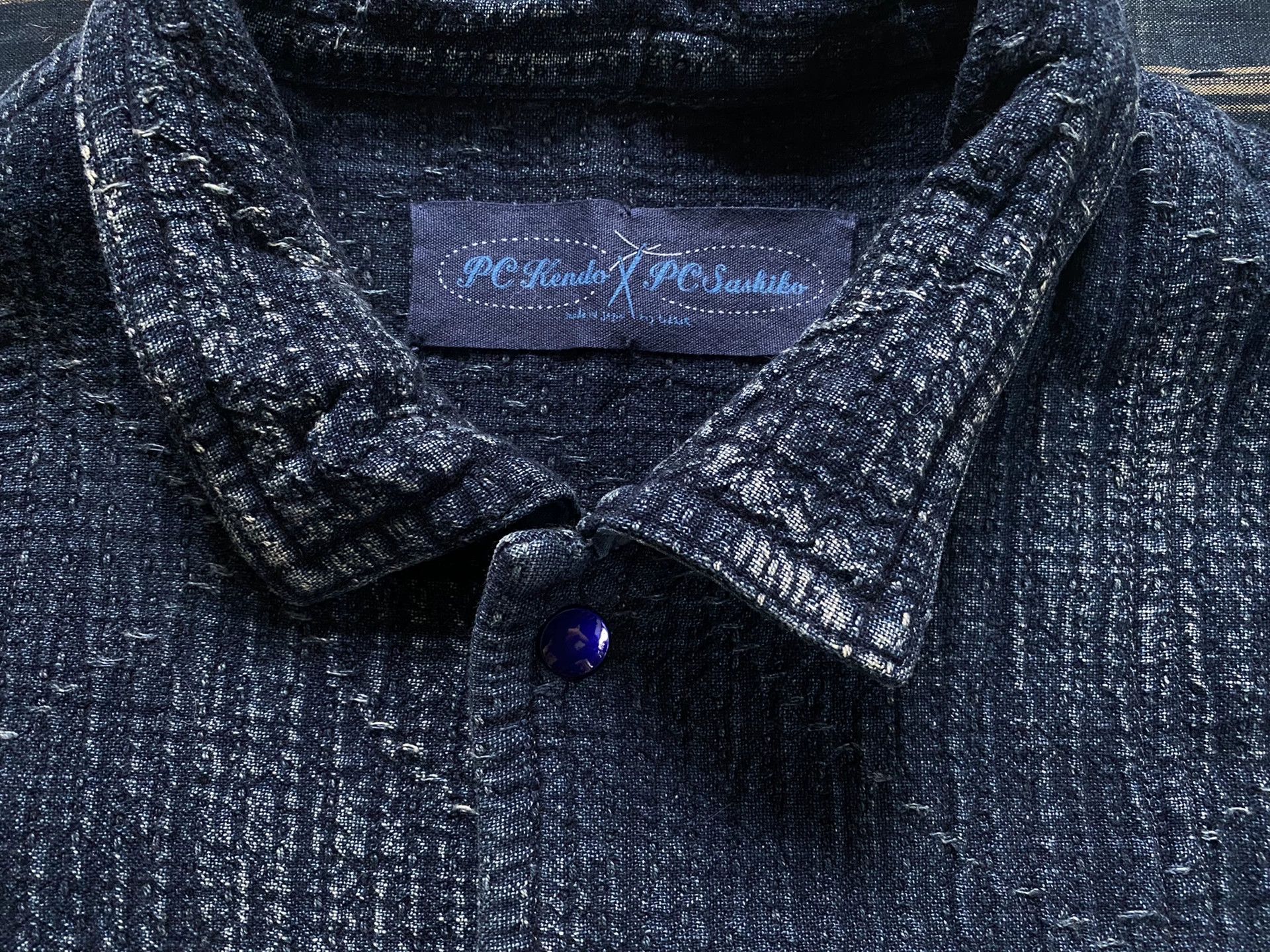 Porter Classic porter classic sashiko original mil-shirt jacket Size US L / EU 52-54 / 3 - 2 Thumbnail