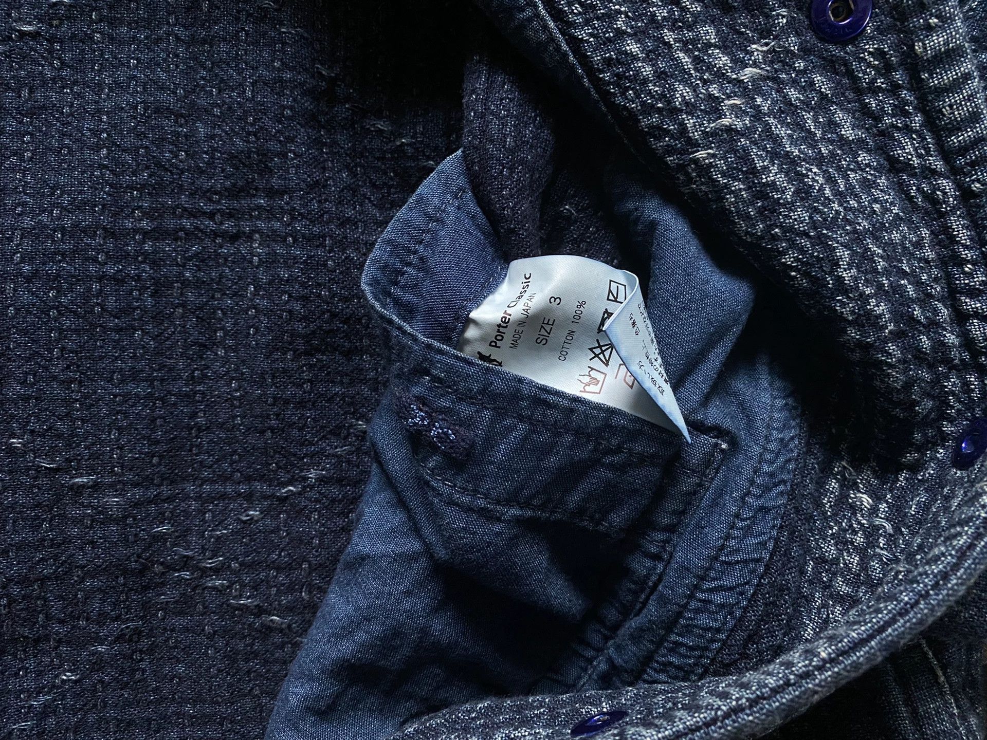 Porter Classic porter classic sashiko original mil-shirt jacket Size US L / EU 52-54 / 3 - 4 Thumbnail