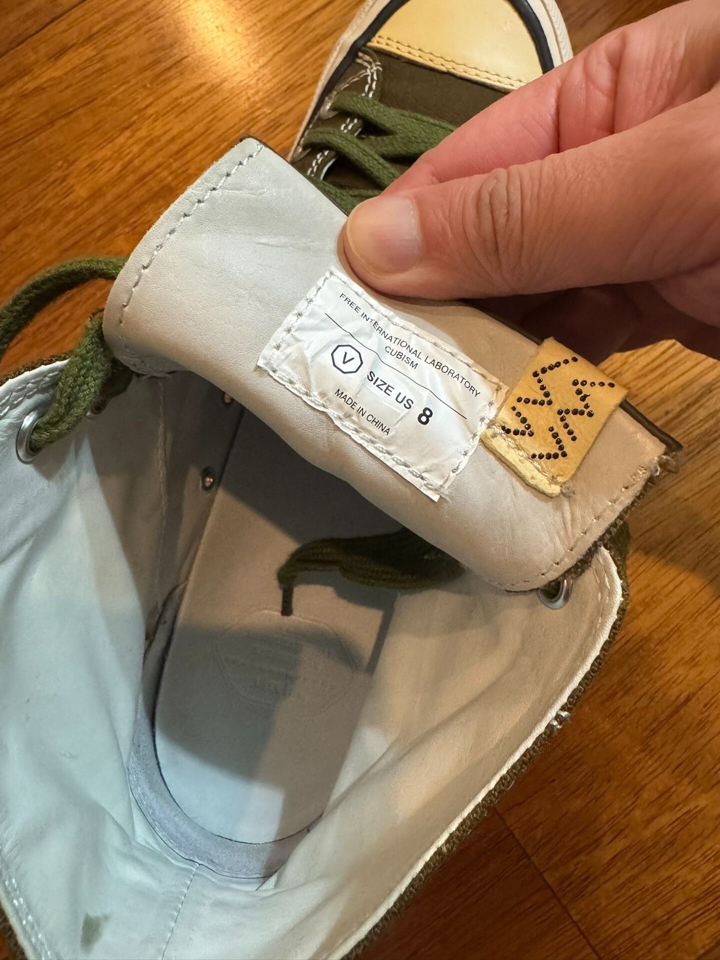 Visvim Visvim Skagway Hi Canvas Sneakers in Olive Size US 8 / EU 41 - 5 Thumbnail