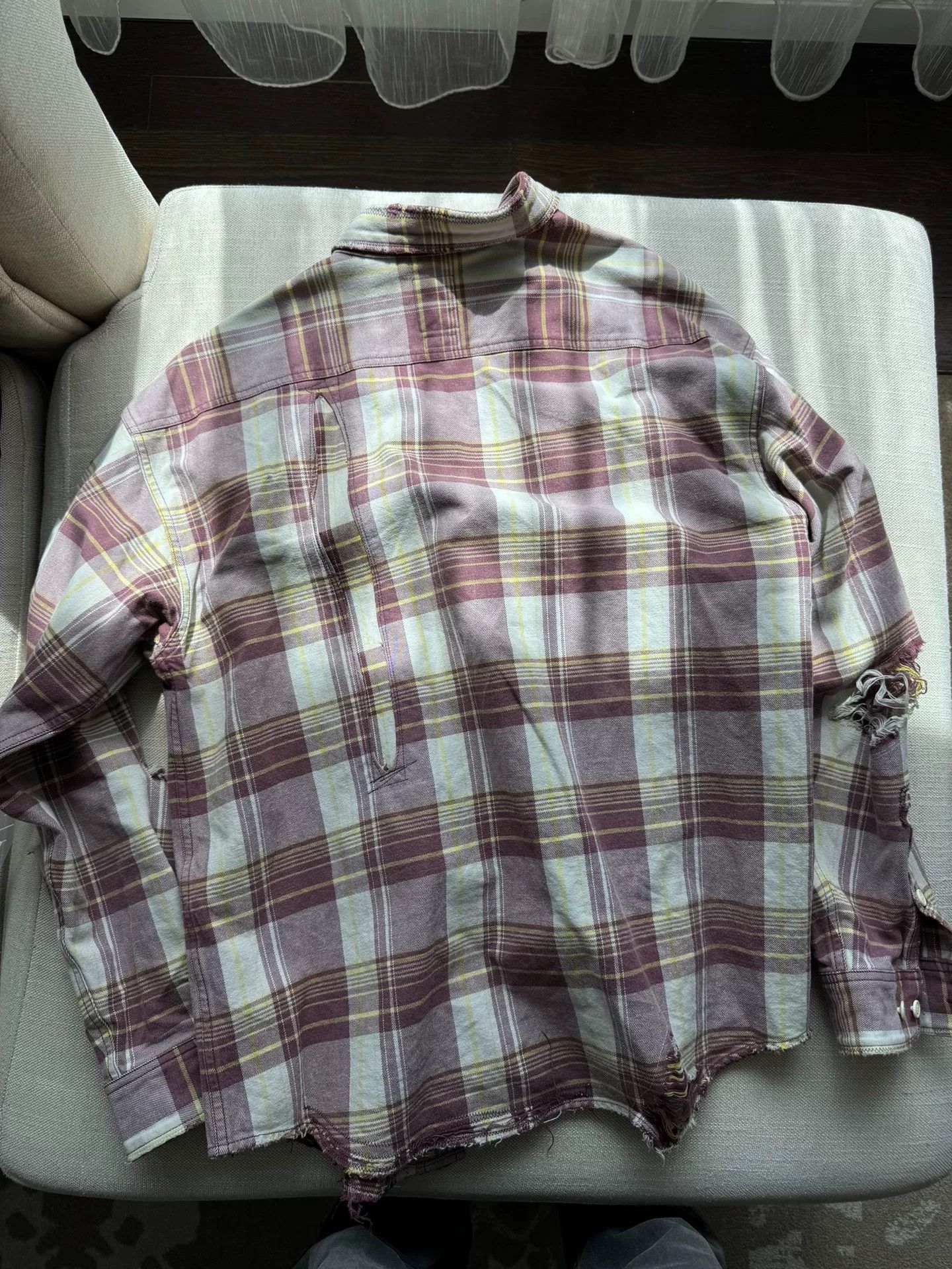 Visvim visvim lumber check long sleeve shirt Size US S / EU 44-46 / 1 - 2 Thumbnail