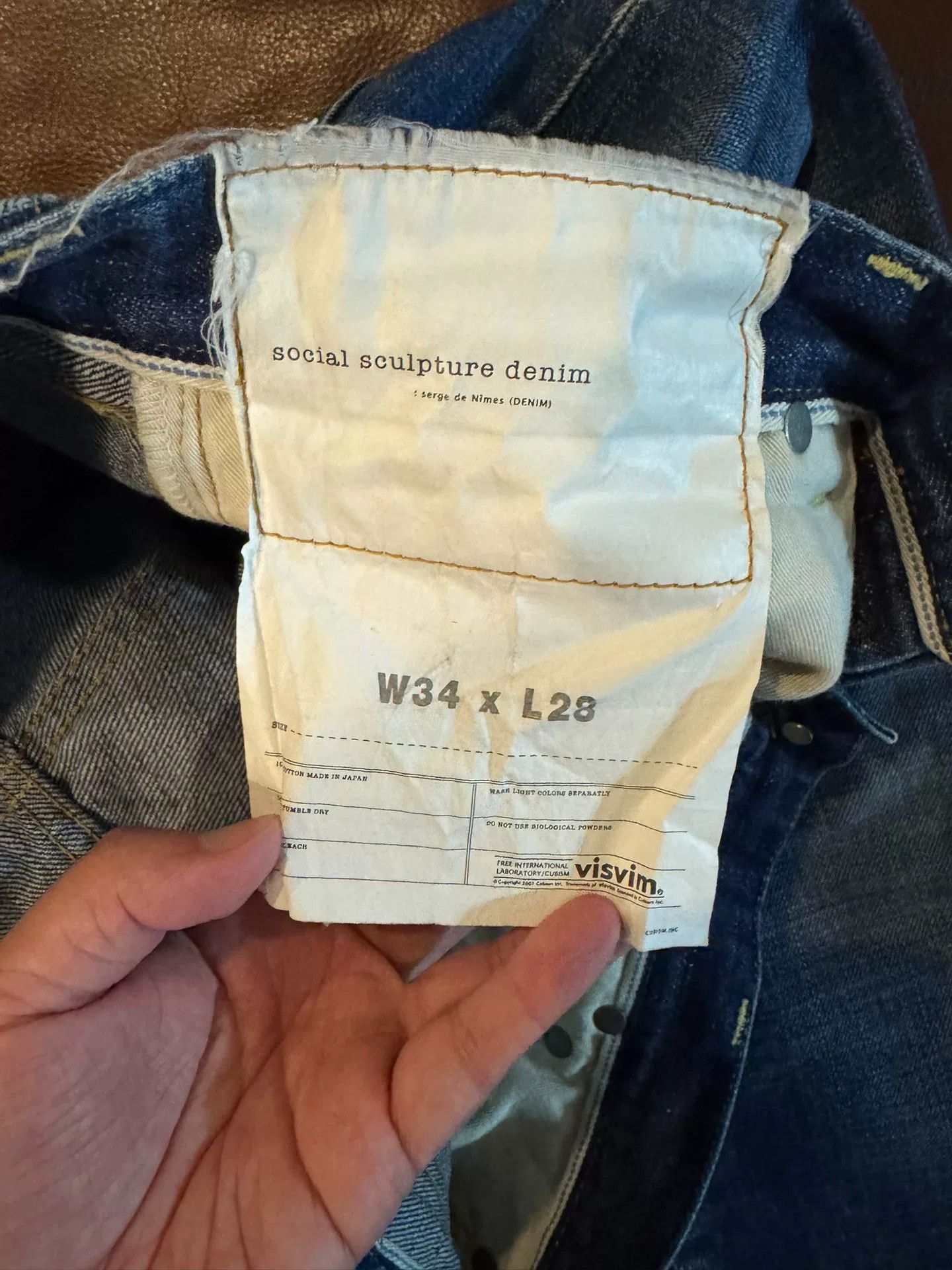 Visvim visvim 10 D5 Denim Jeans W34L28 Size US 34 / EU 50 - 4 Thumbnail