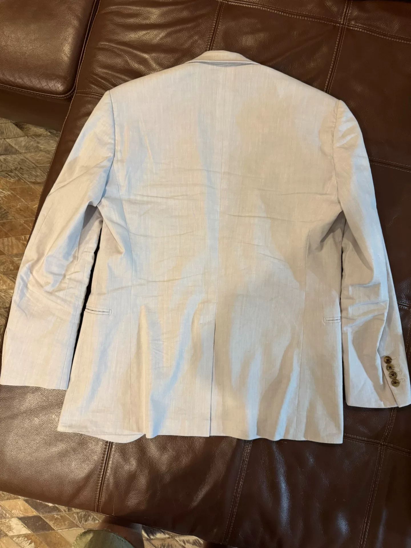 Hermes hermes men's tailored unlined linen blazer Size US M / EU 48-50 / 2 - 2 Thumbnail