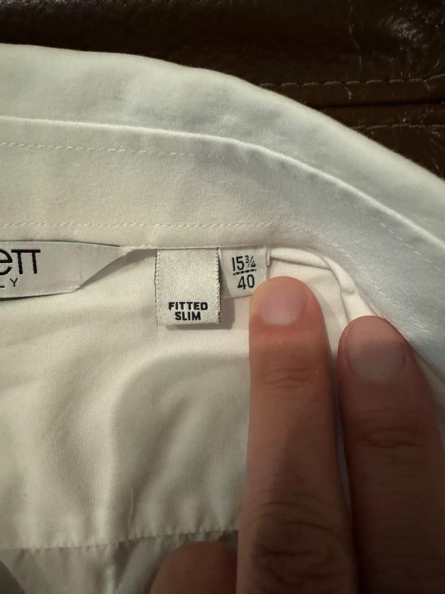 Neil Barrett slim fit white collared shirt Size US M / EU 48-50 / 2 - 4 Thumbnail