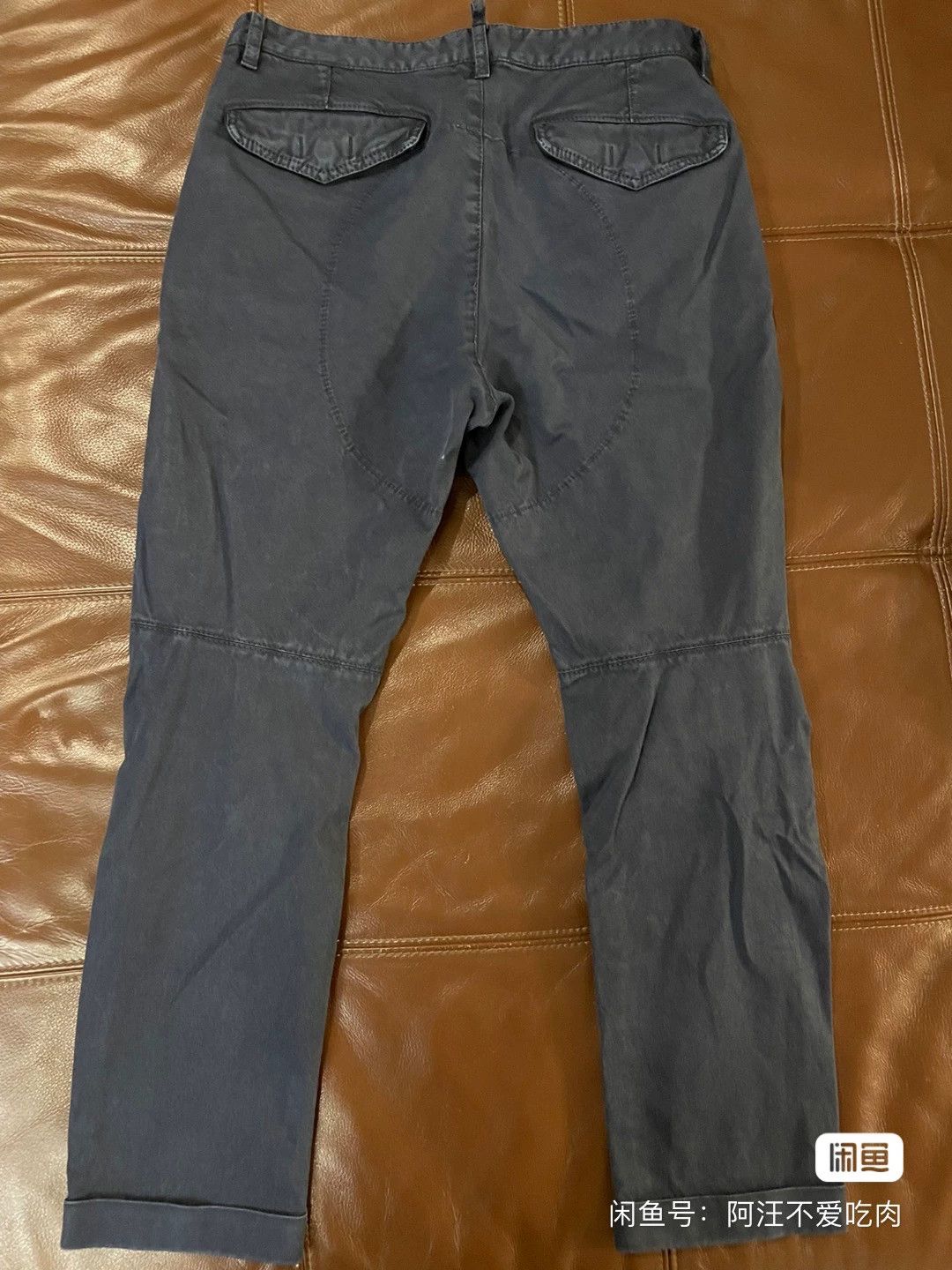 Dsquared2 dsquared2 deep blue motorcycle pants Size US 31 - 2 Thumbnail