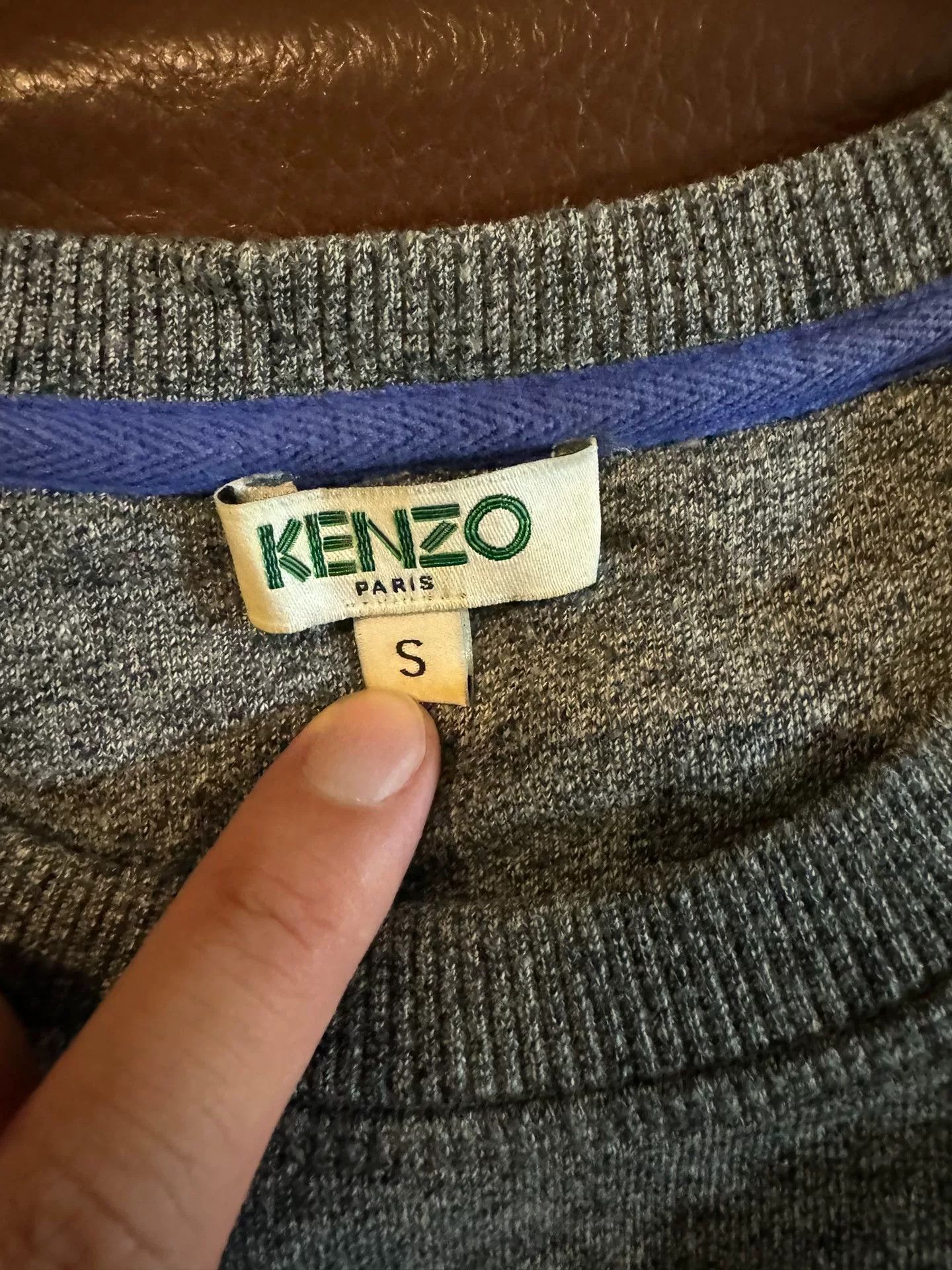 Kenzo kenzo classic tiger head sweatshirt gray Size US S / EU 44-46 / 1 - 3 Thumbnail
