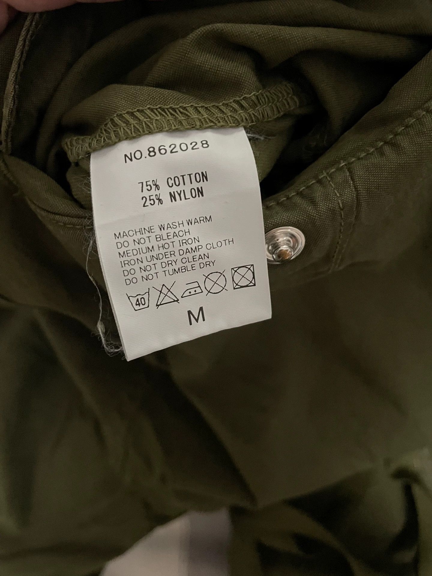 Haversack military-style cargo pants in olive green Size US 31 - 4 Thumbnail