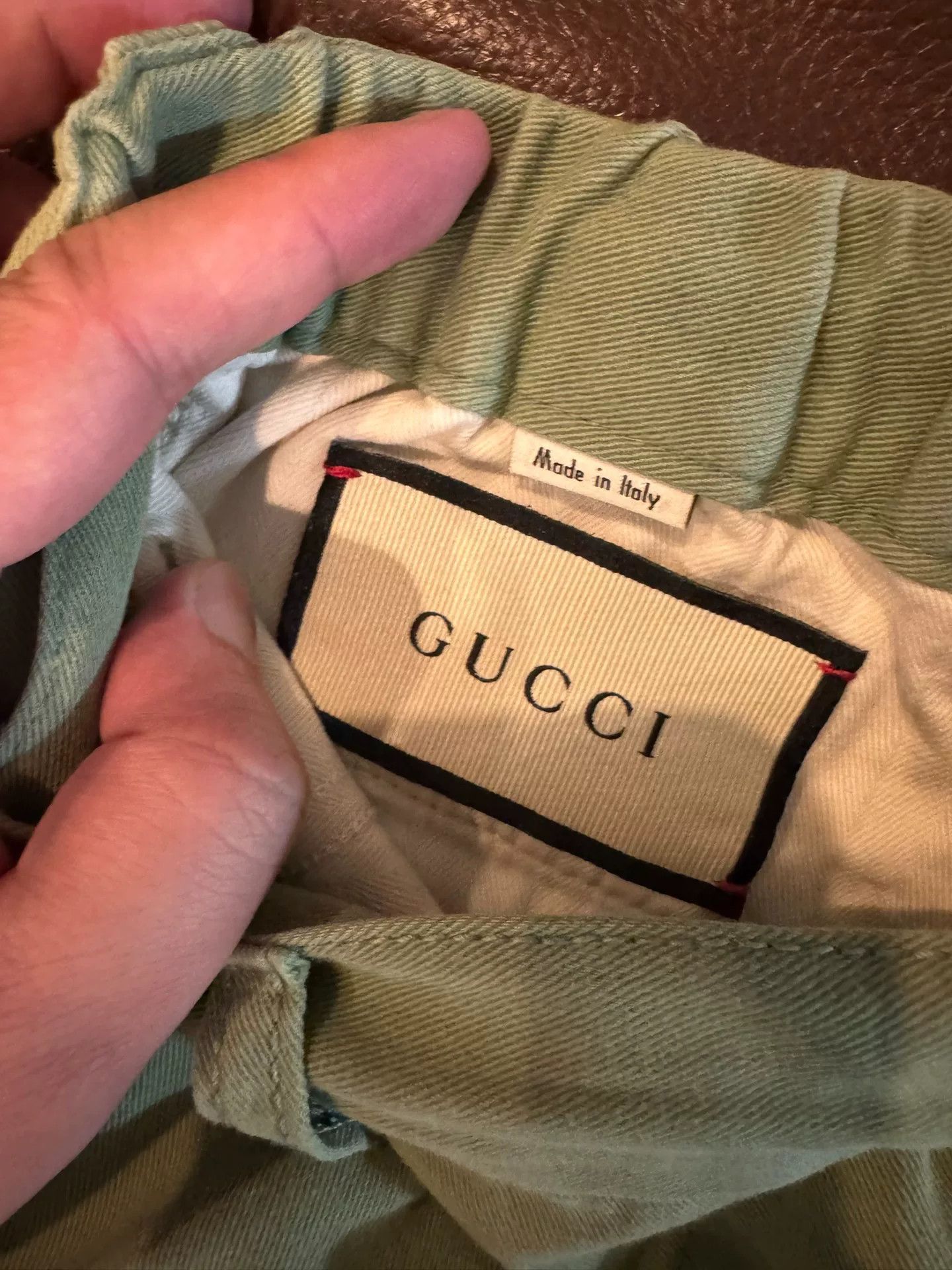 Gucci gucci women's casual tapered pants green Size 28" / US 6 / IT 42 - 3 Thumbnail
