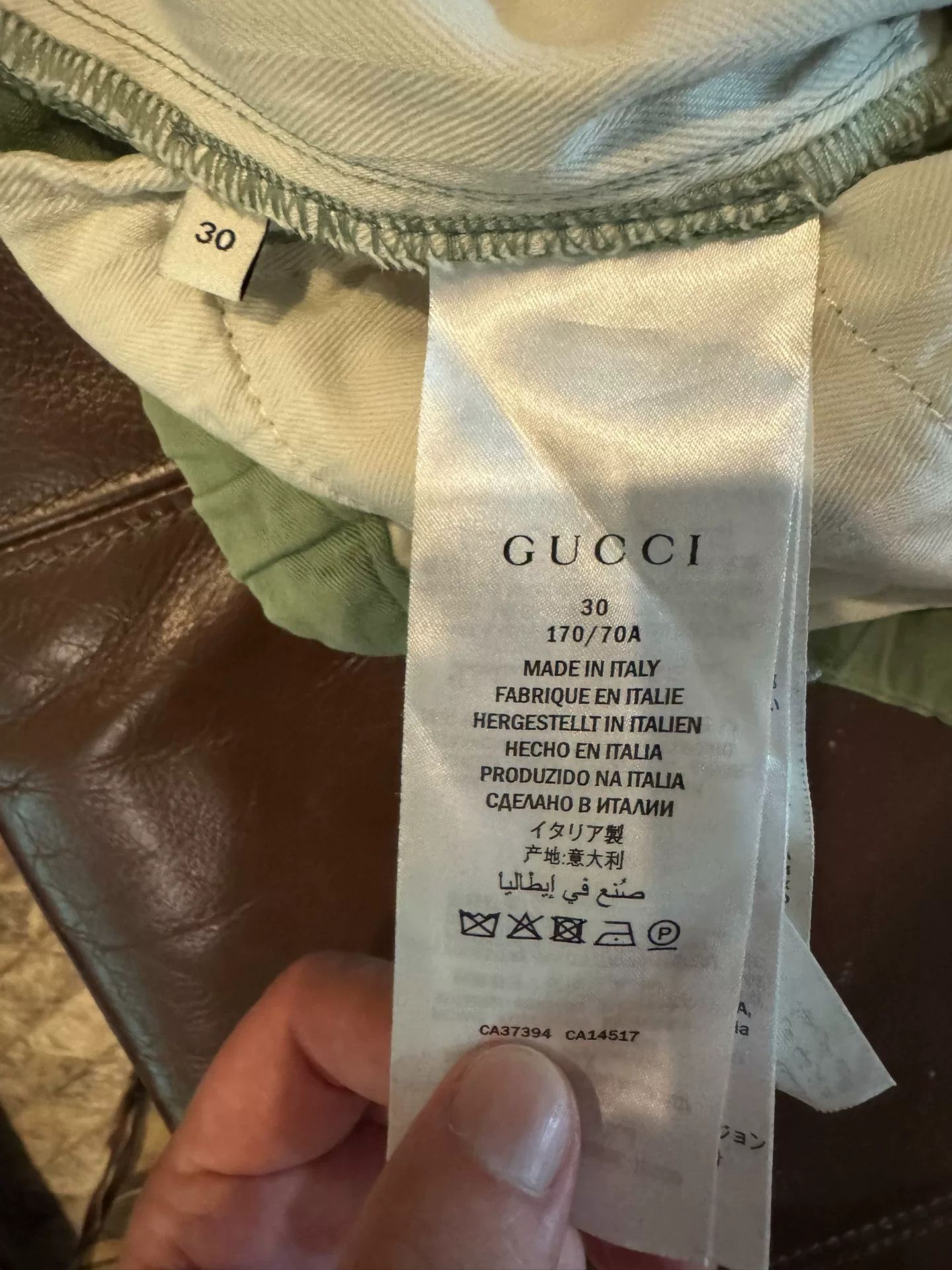 Gucci gucci women's casual tapered pants green Size 28" / US 6 / IT 42 - 4 Thumbnail