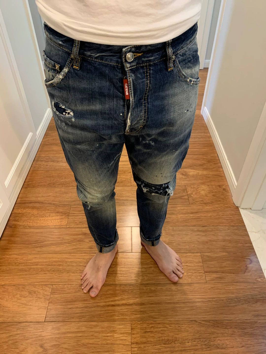 Dsquared2 dsquared2 distressed denim jeans size 44 Size US 44 / EU 60 - 5 Thumbnail