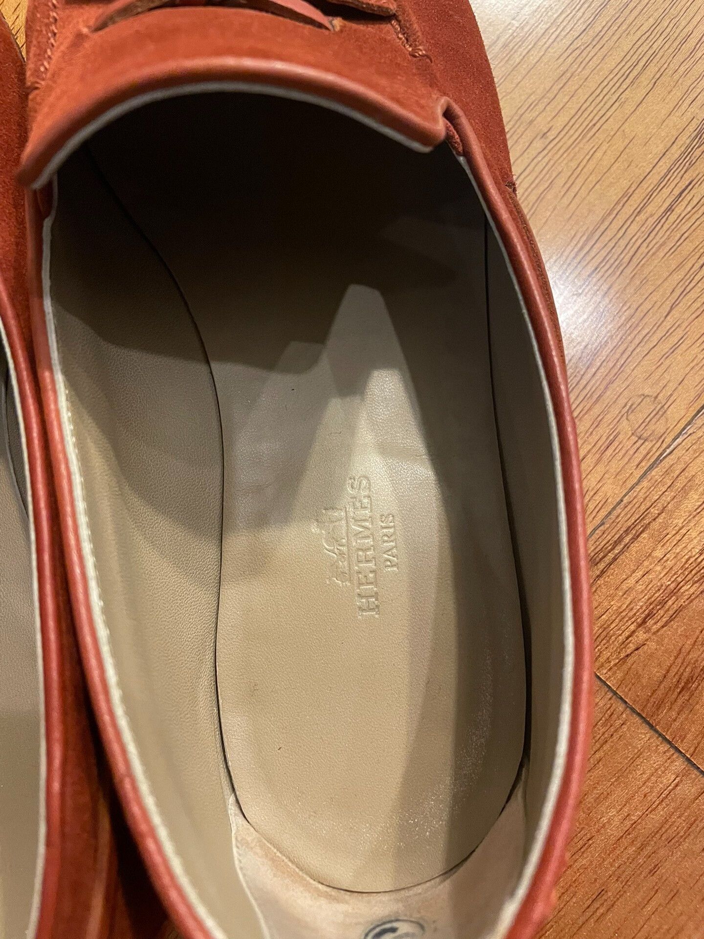 Hermes hermes men's suede loafers in excellent condition Size US 10 / EU 43 - 5 Thumbnail