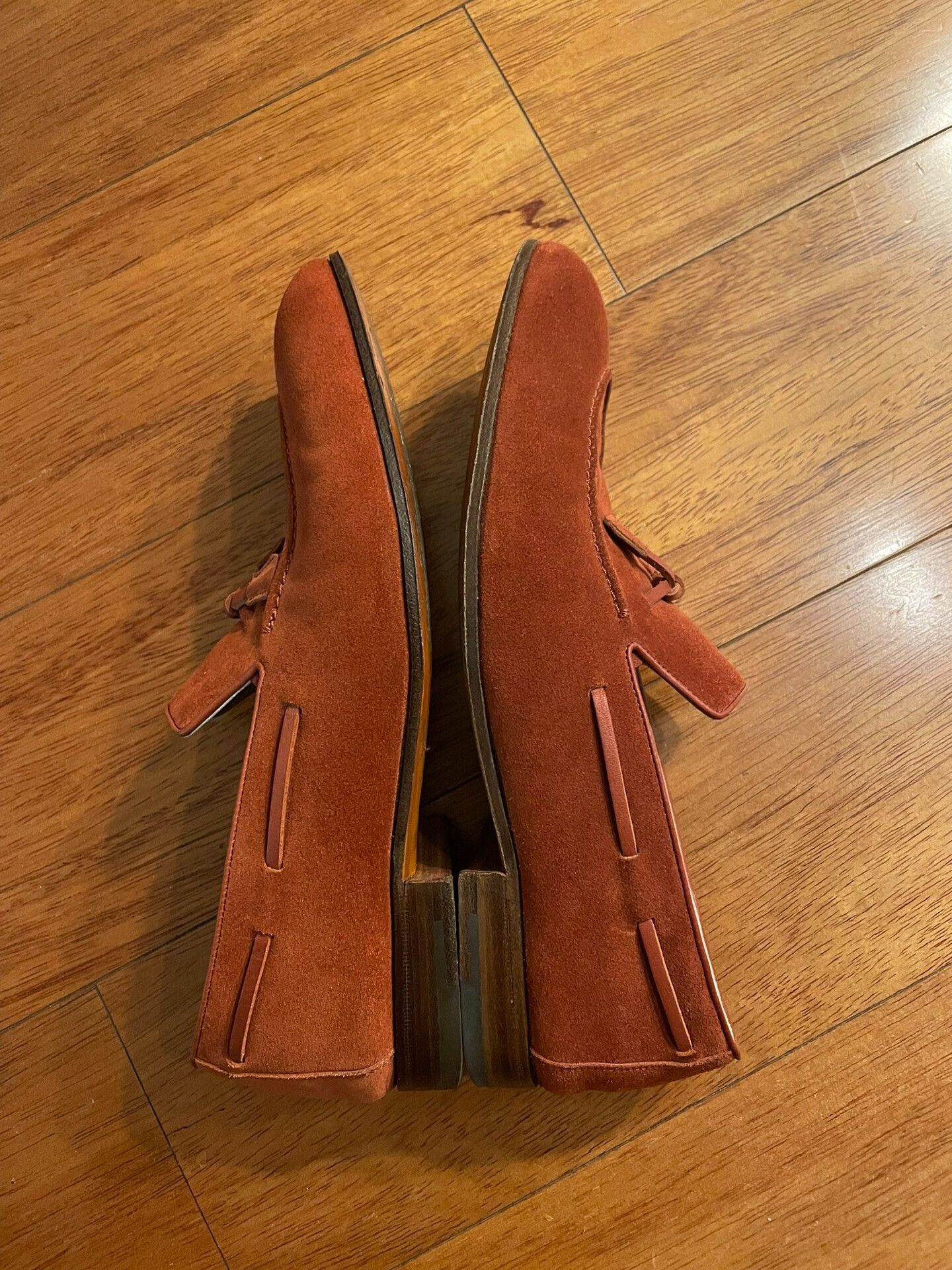 Hermes hermes men's suede loafers in excellent condition Size US 10 / EU 43 - 2 Thumbnail