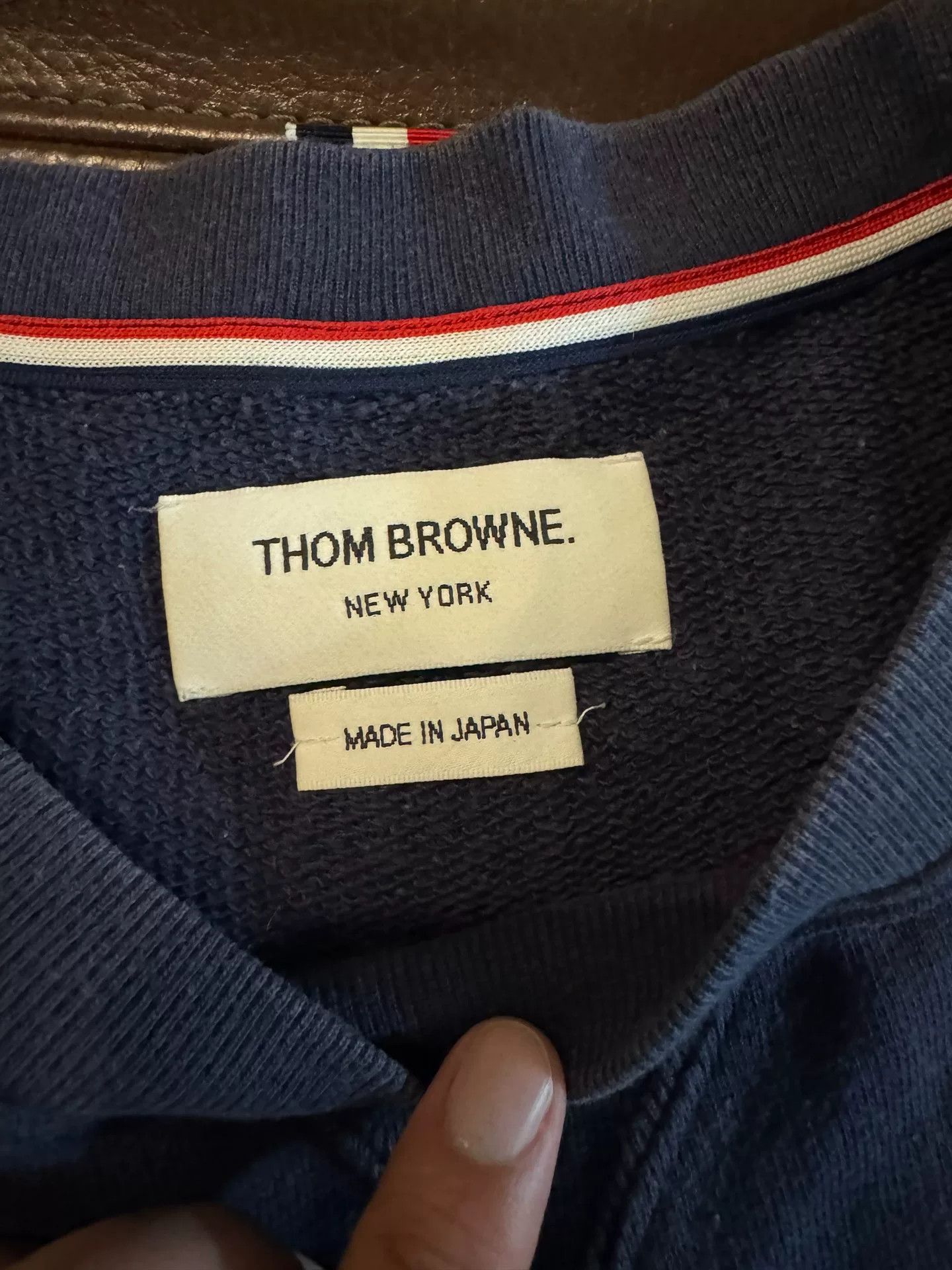 Thom Browne Thom Browne Men's Classic Sweatshirt Size 3 Size US M / EU 48-50 / 2 - 3 Thumbnail