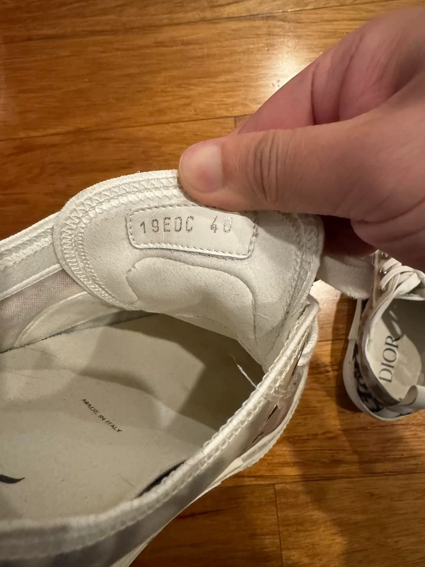 Dior dior b23 sneakers gray and white design Size US 9 / EU 42 - 7 Thumbnail