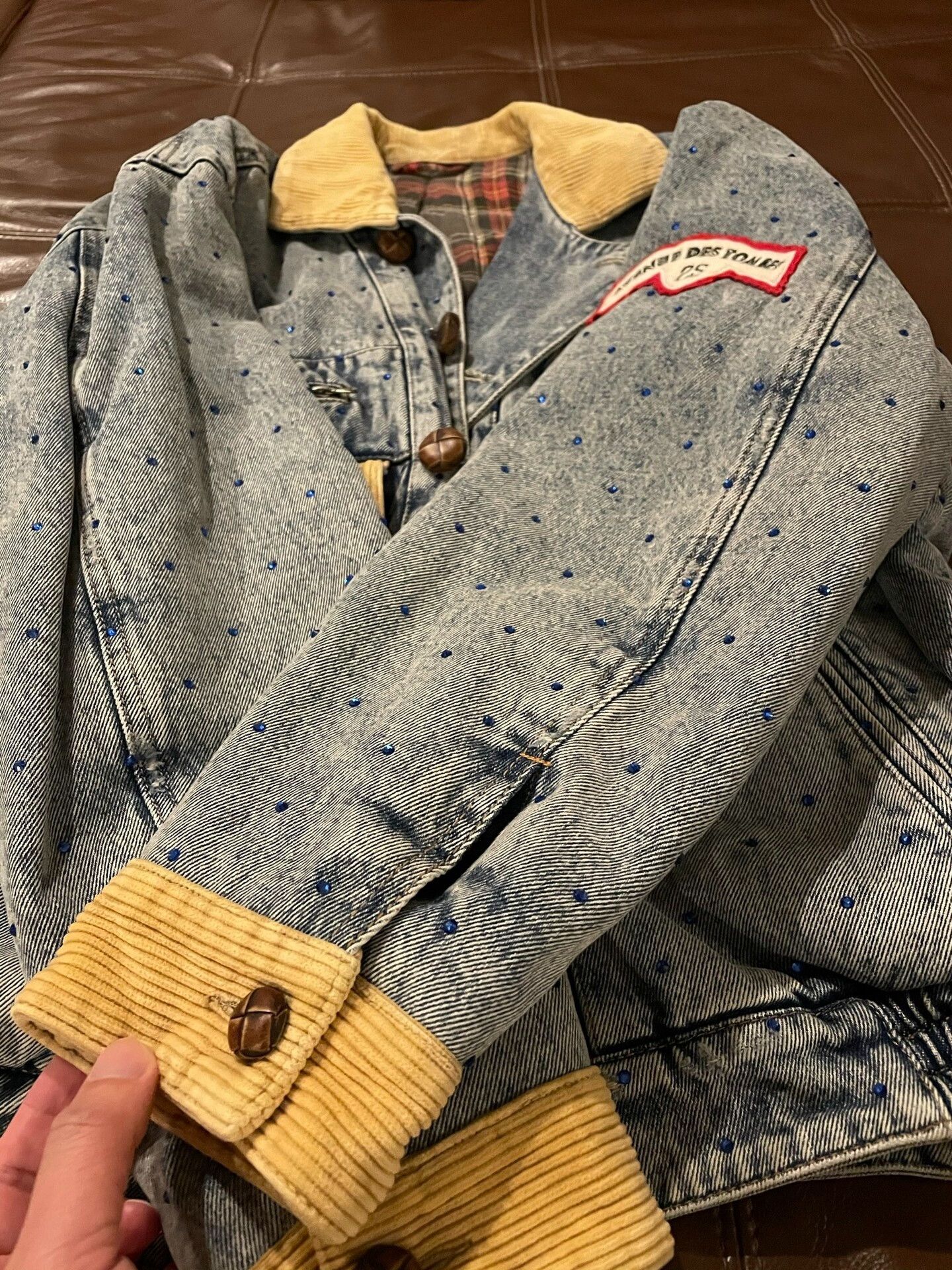 Gucci gucci denim jacket with unique design elements Size US S / EU 44-46 / 1 - 4 Thumbnail