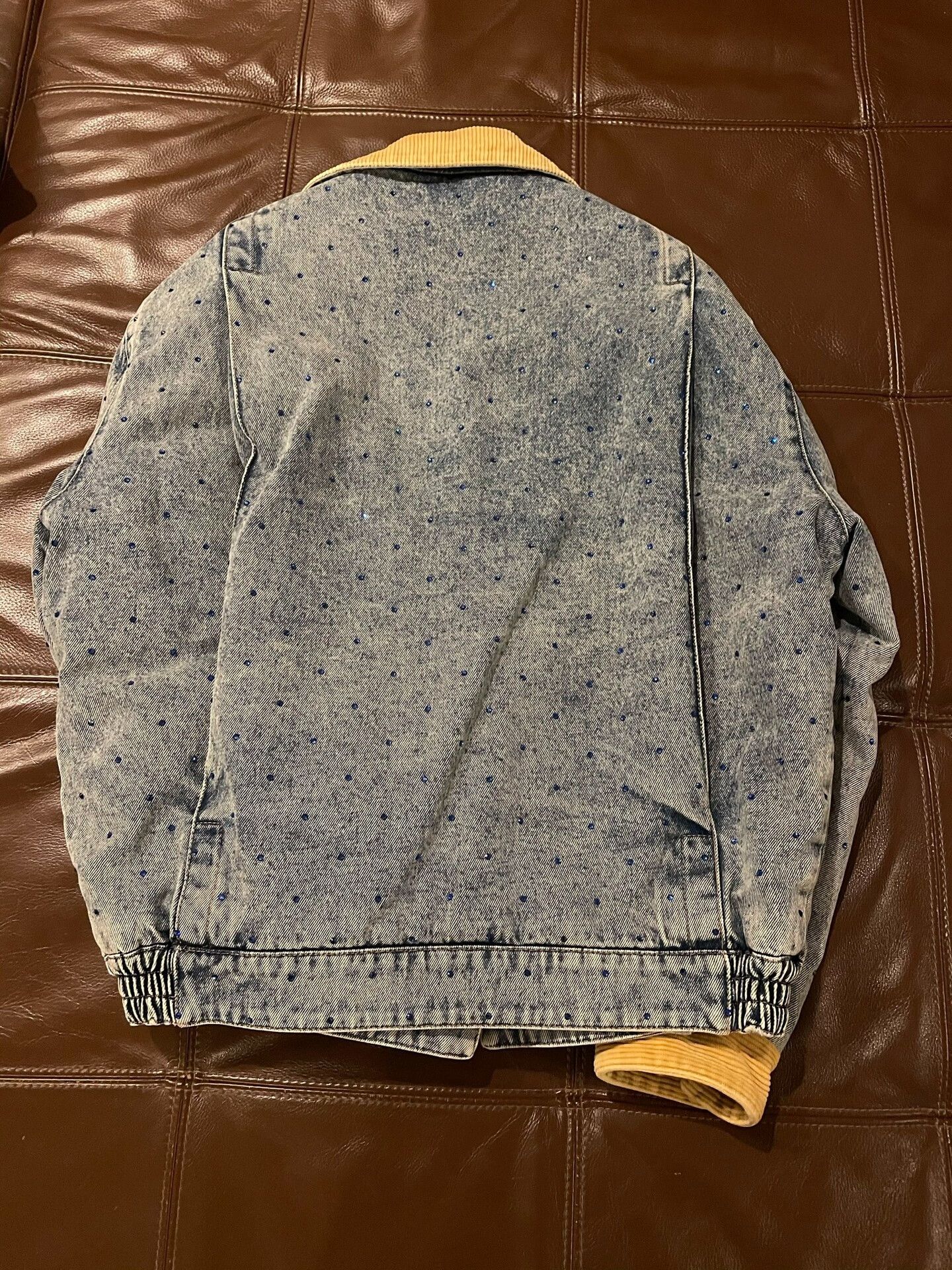 Gucci gucci denim jacket with unique design elements Size US S / EU 44-46 / 1 - 2 Thumbnail