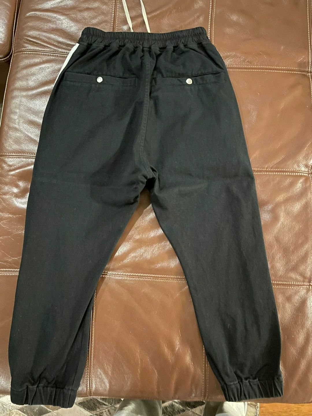 Rick Owens Rick Owens Long Sporty Pants in Black Size US 26 / EU 42 - 2 Thumbnail