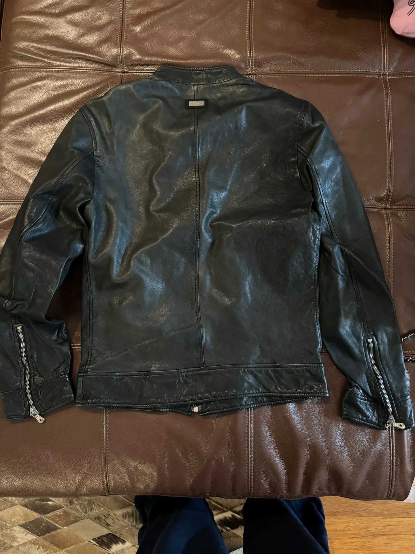 Dolce & Gabbana black leather motorcycle jacket by dolce&gabbana Size US M / EU 48-50 / 2 - 2 Thumbnail