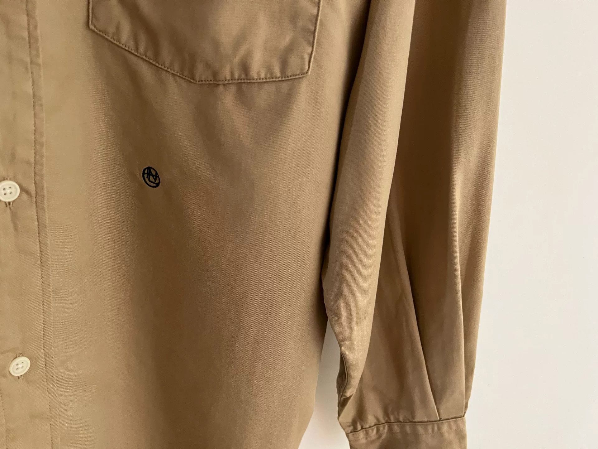 Nanamica nanamica button down wind shirt in khaki Size US S / EU 44-46 / 1 - 3 Thumbnail
