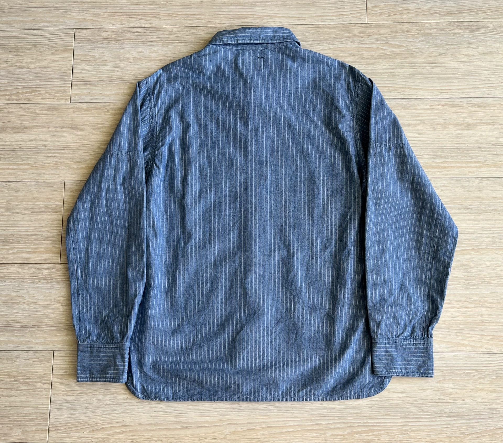 Wtaps wtaps striped button-up shirt with pockets Size US M / EU 48-50 / 2 - 4 Thumbnail
