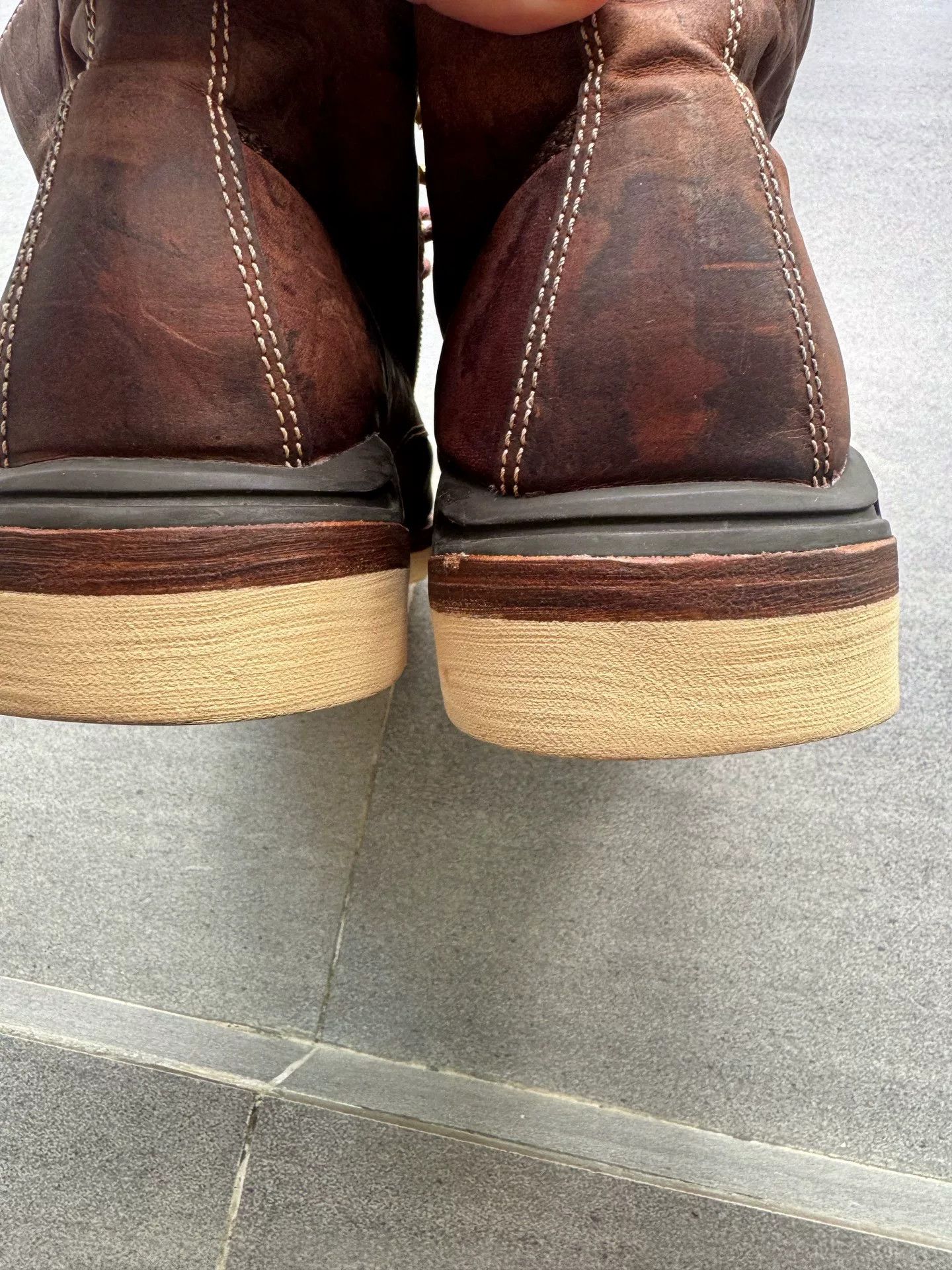 Visvim visvim virgil folk boots in orange Size US 9 / EU 42 - 6 Thumbnail