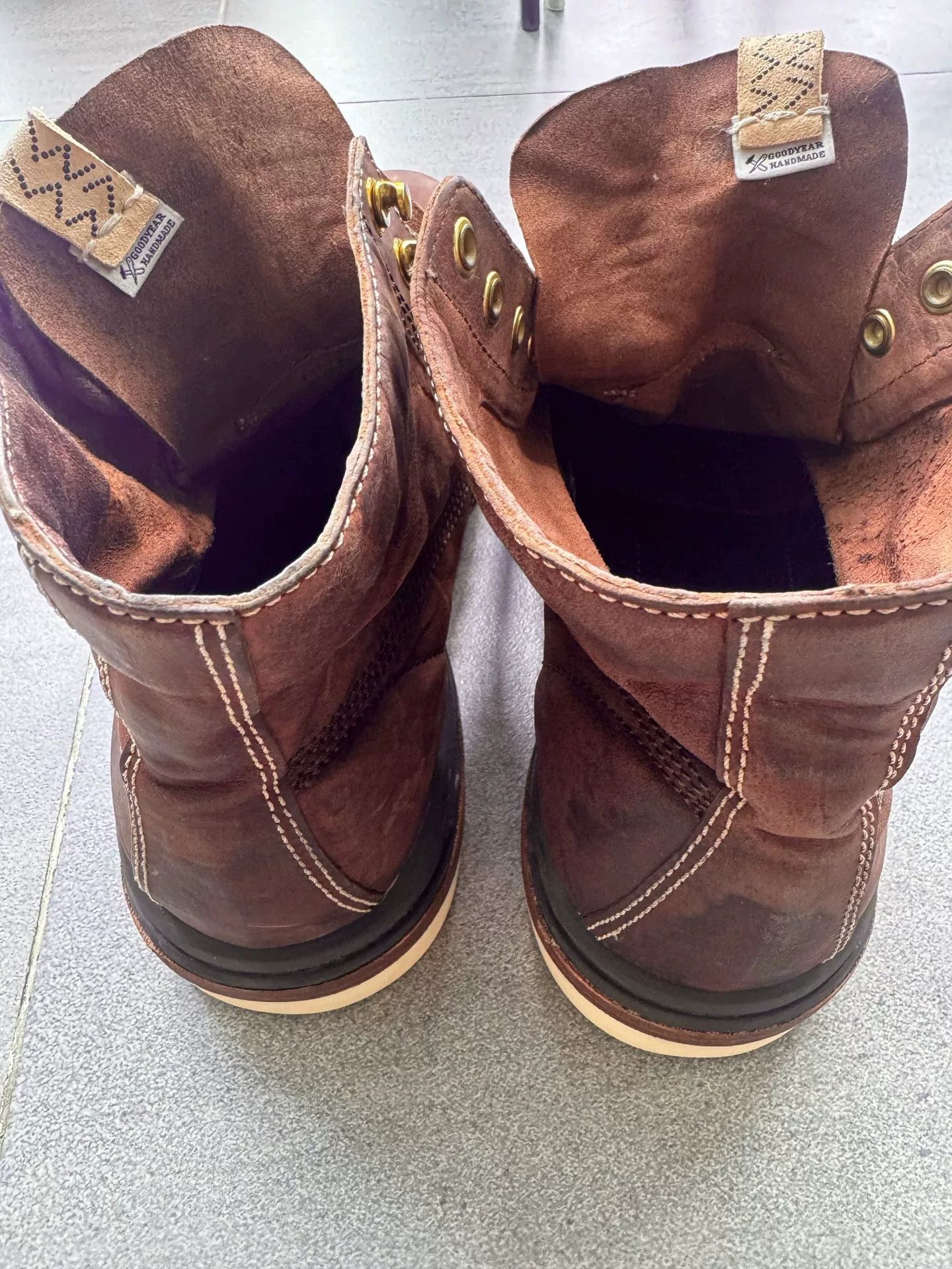 Visvim visvim virgil folk boots in orange Size US 9 / EU 42 - 4 Thumbnail