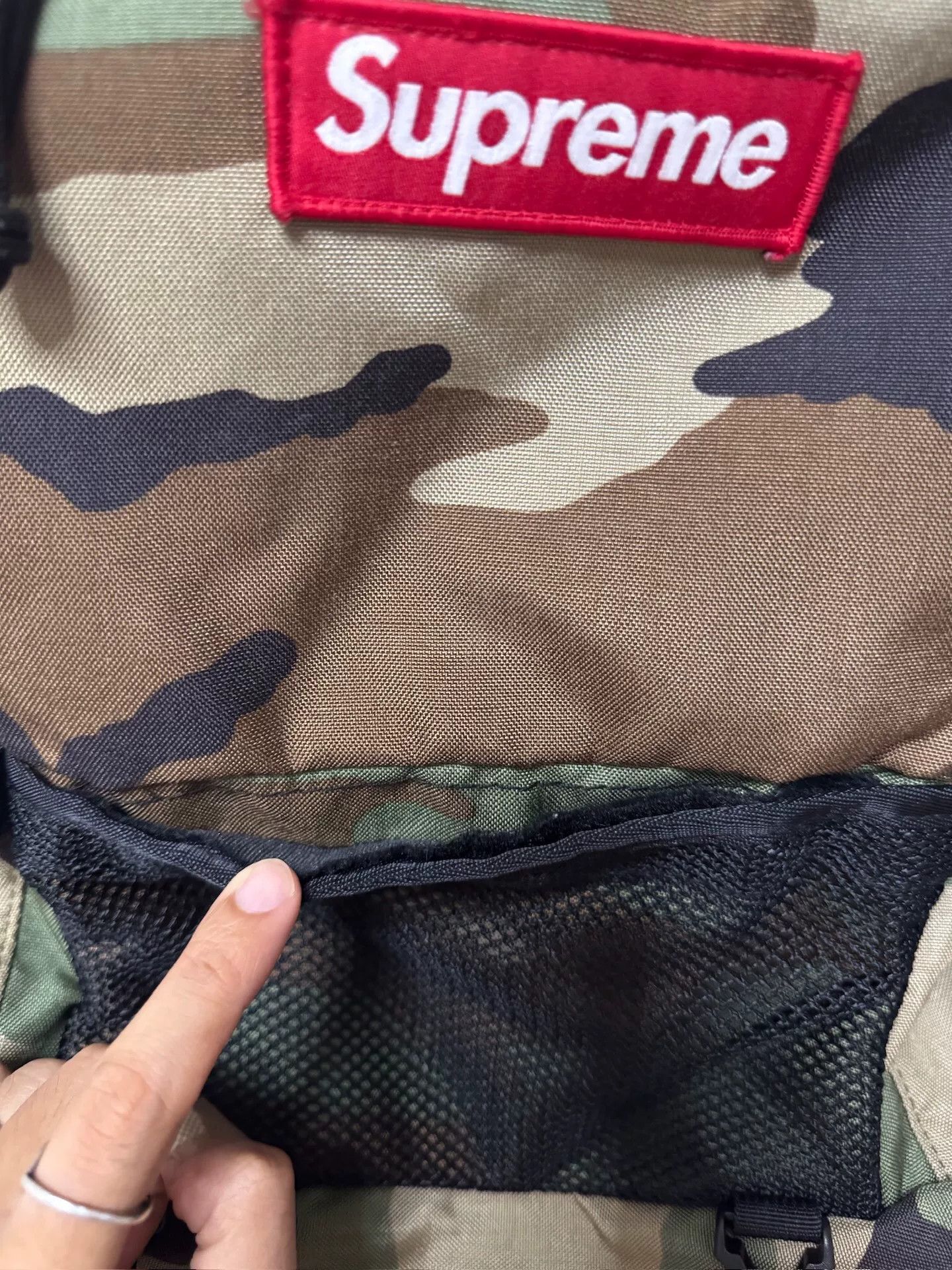 Supreme supreme 39th contour backpack woodland camo Size ONE SIZE - 4 Thumbnail