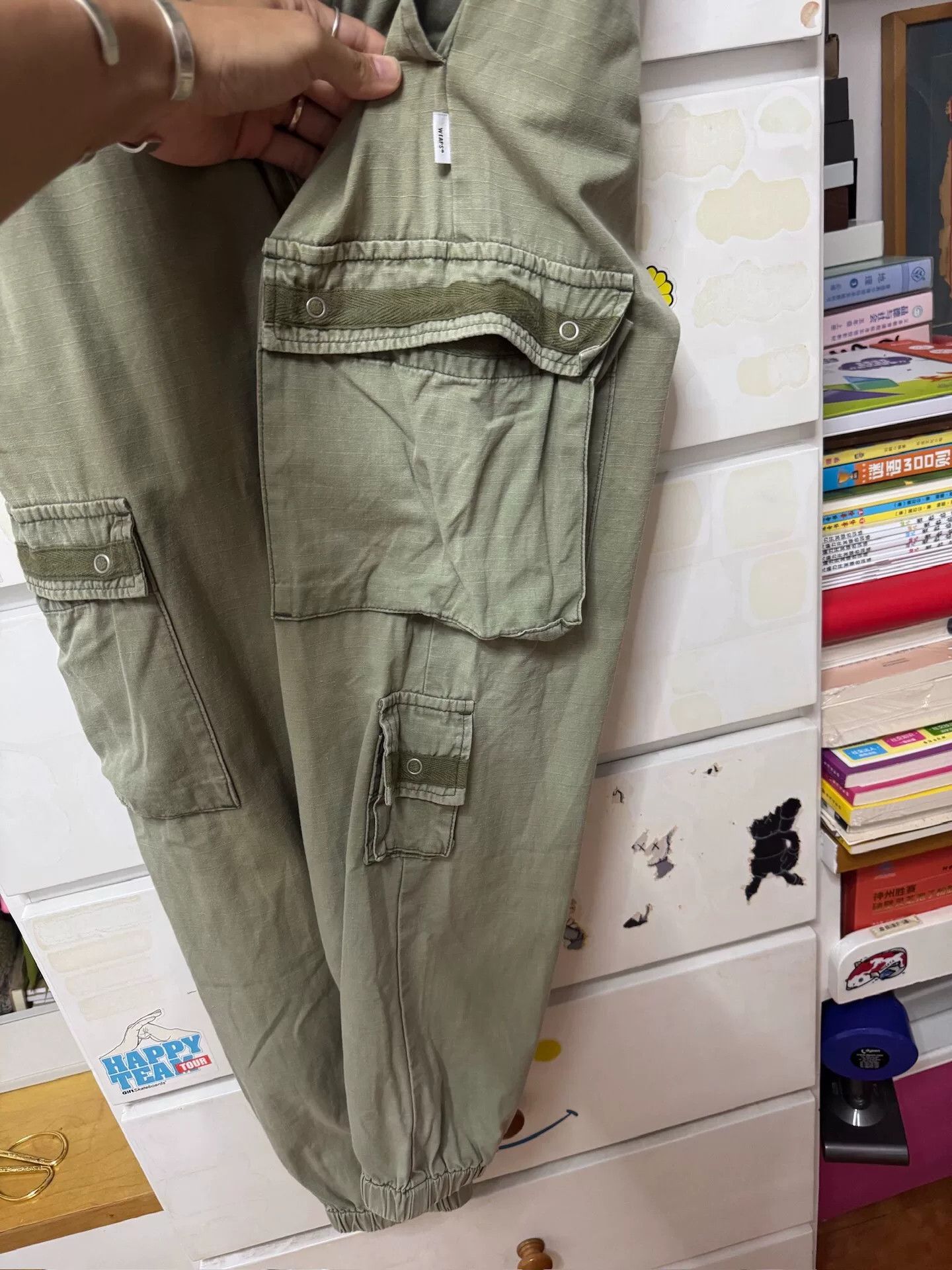 Wtaps wtaps 18aw smock cargo pants in green Size US 34 / EU 50 - 4 Thumbnail