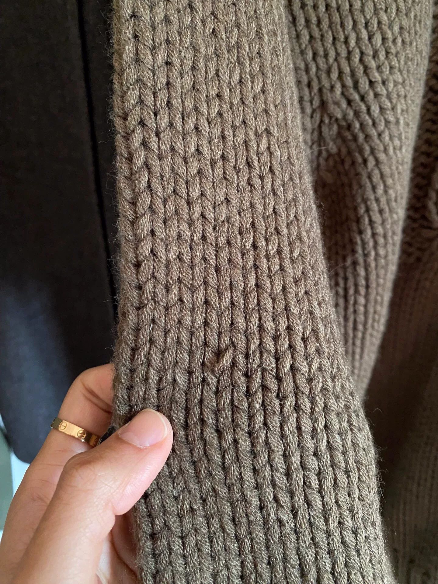 Descendant vintage descendent knitted sweater in olive green Size US M / EU 48-50 / 2 - 6 Thumbnail