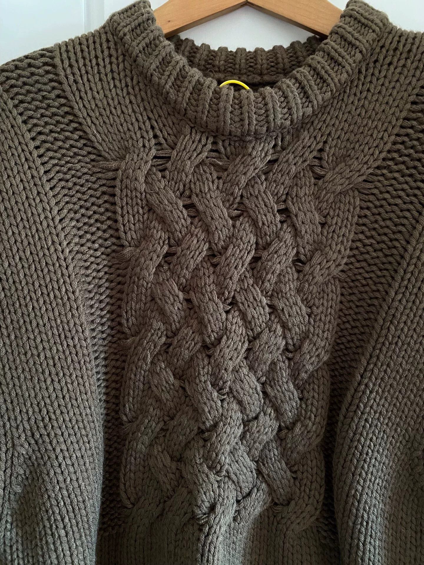 Descendant vintage descendent knitted sweater in olive green Size US M / EU 48-50 / 2 - 7 Thumbnail