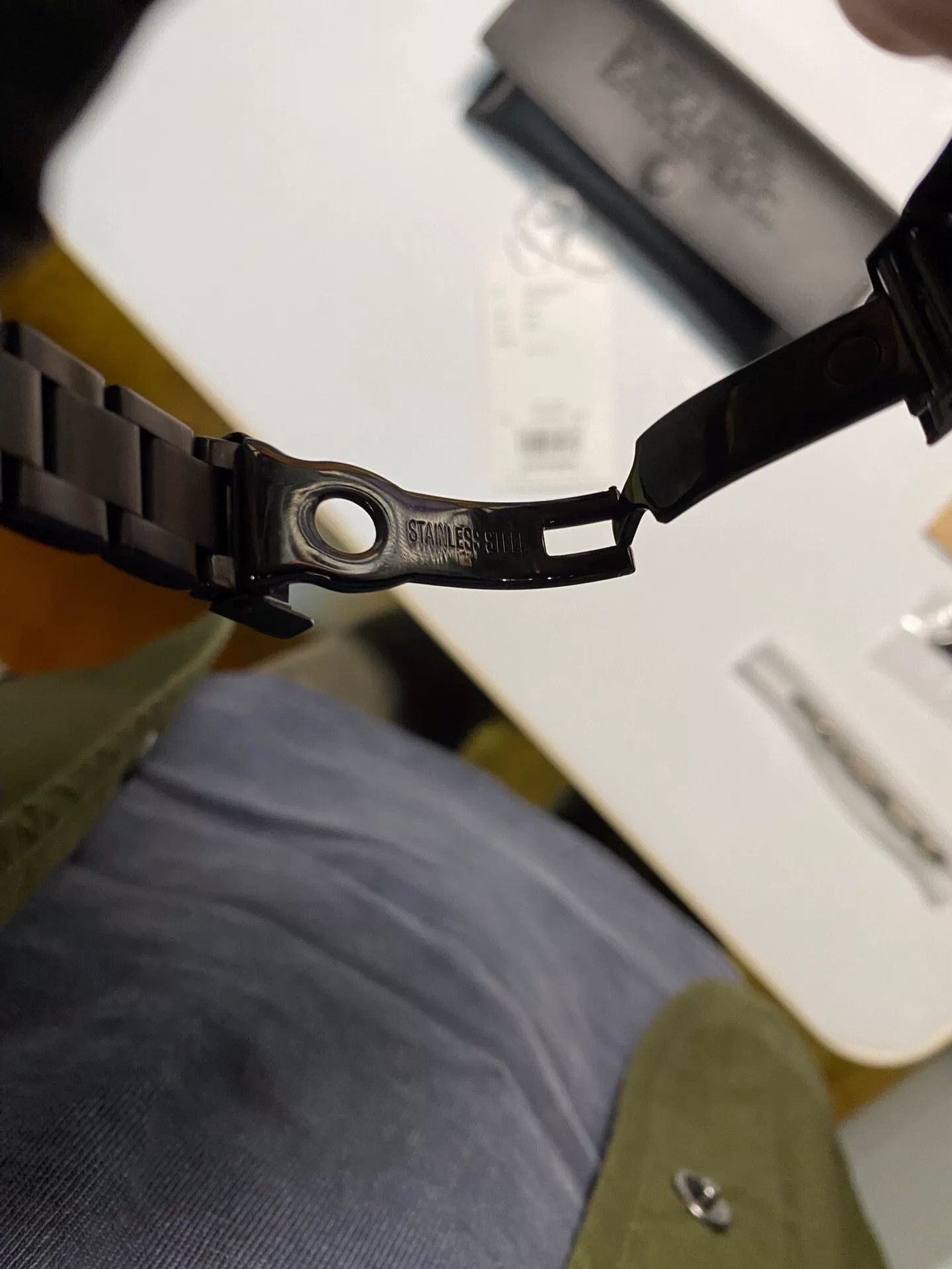 Bape bapex tribute watch black with nylon strap Size ONE SIZE - 6 Thumbnail