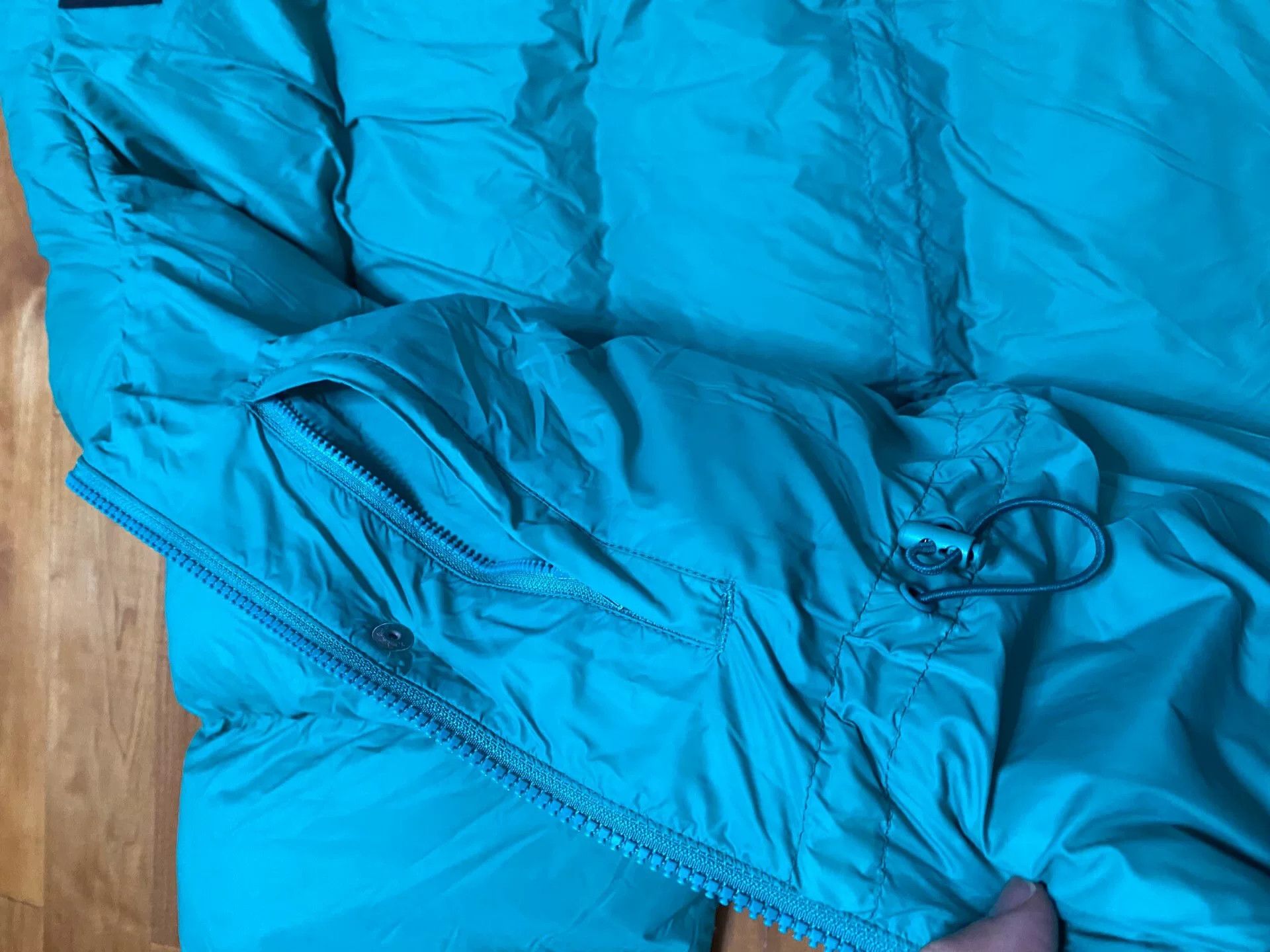 Beams Japan stylish teal puffer jacket for winter wear Size US M / EU 48-50 / 2 - 4 Thumbnail