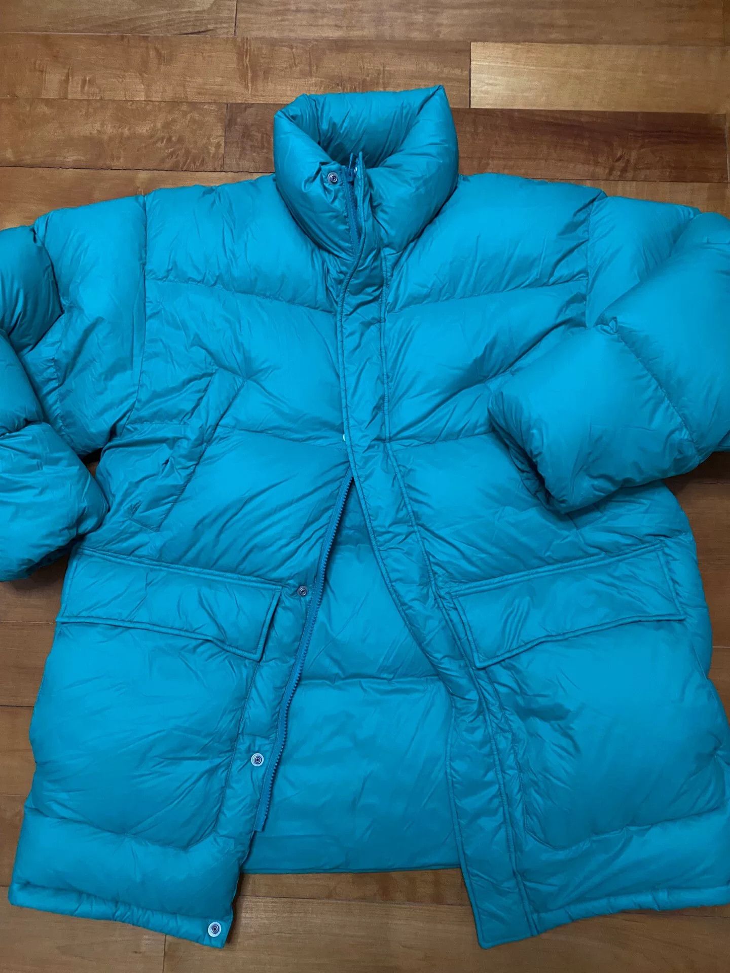 Beams Japan stylish teal puffer jacket for winter wear Size US M / EU 48-50 / 2 - 2 Thumbnail